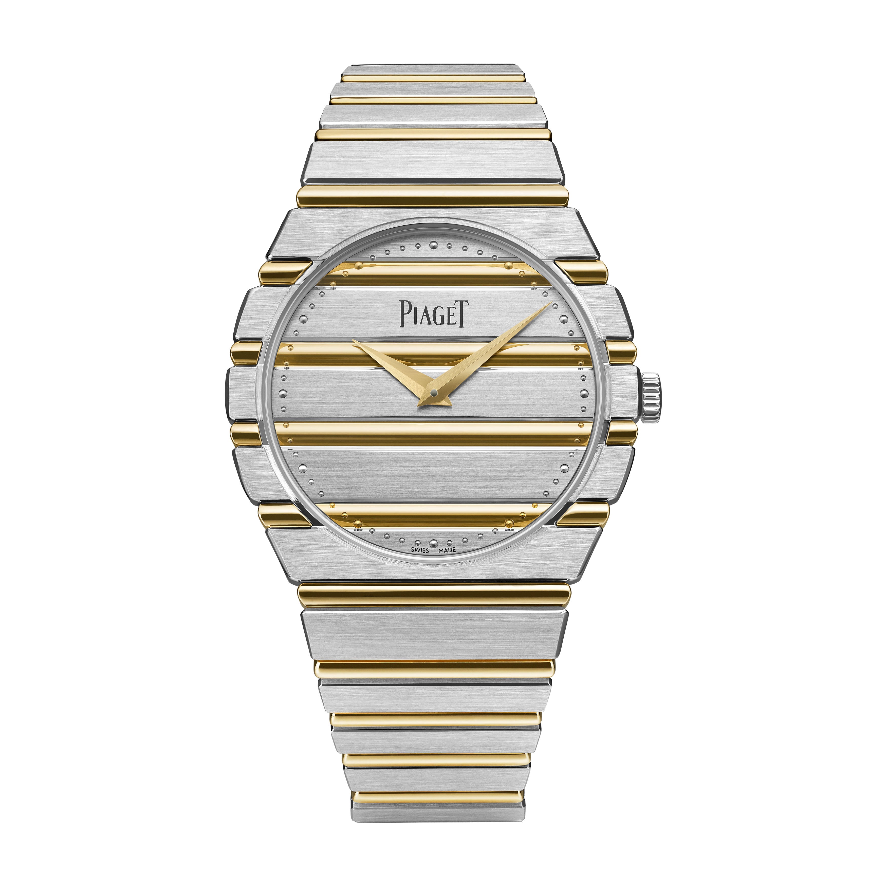 Piaget Polo 79 Watch, 38mm White and Yellow Gold Dial, G0A51150