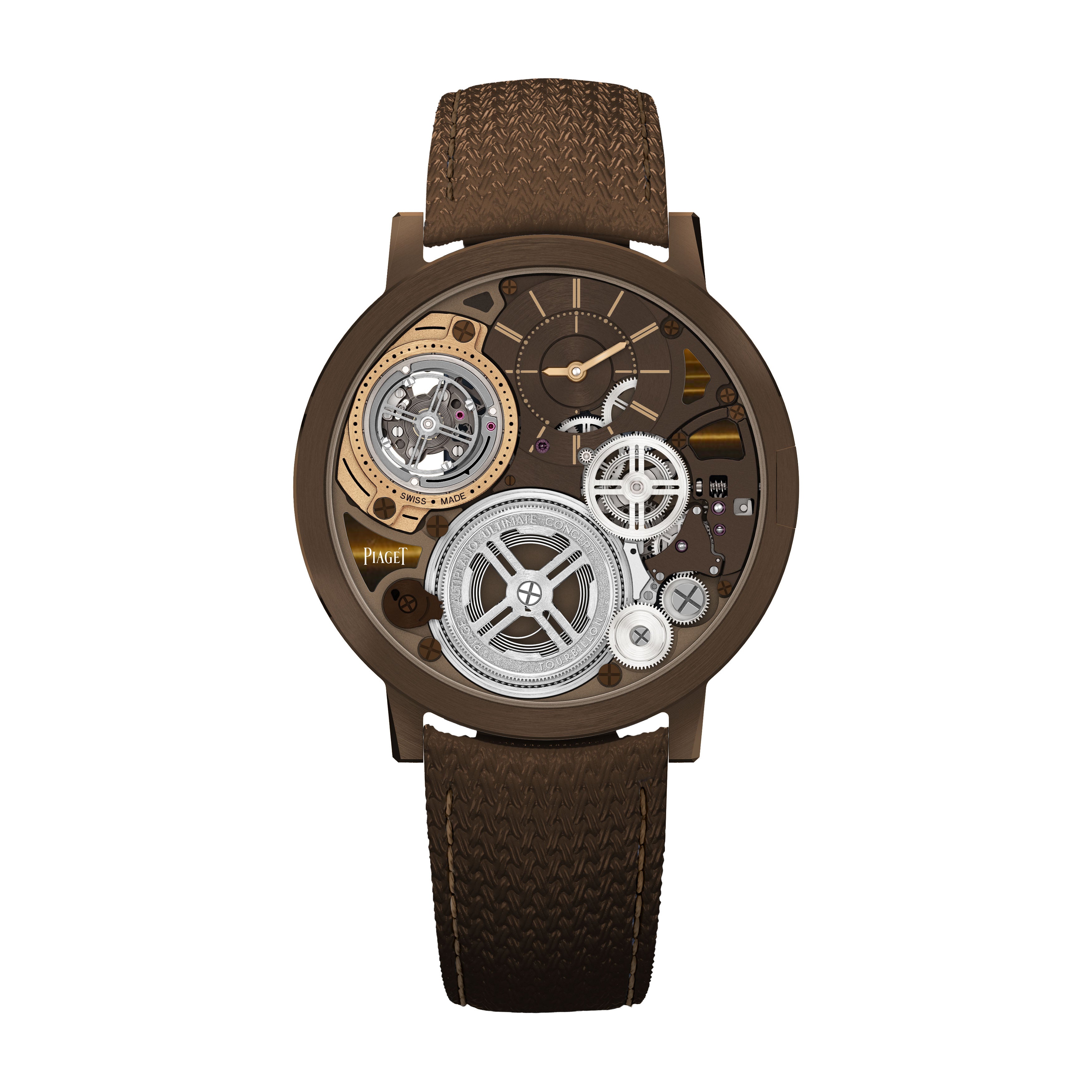 Piaget Altiplano Watch, 41.5mm Tigers Eye Dial, G0A51540