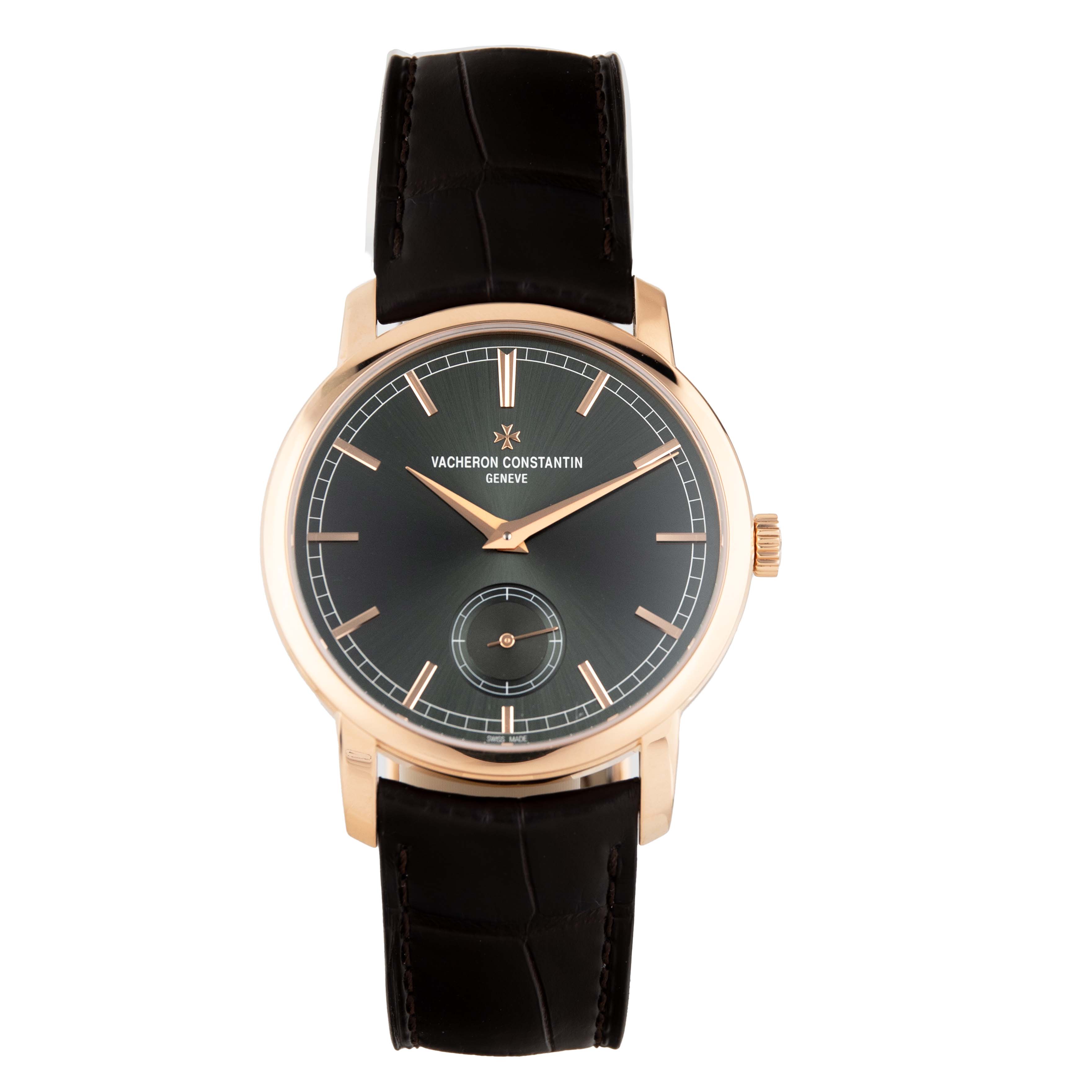 Vacheron Constantin Traditionnelle Rose Gold Green Dial 38mm 82172/000R-H008 Full Set