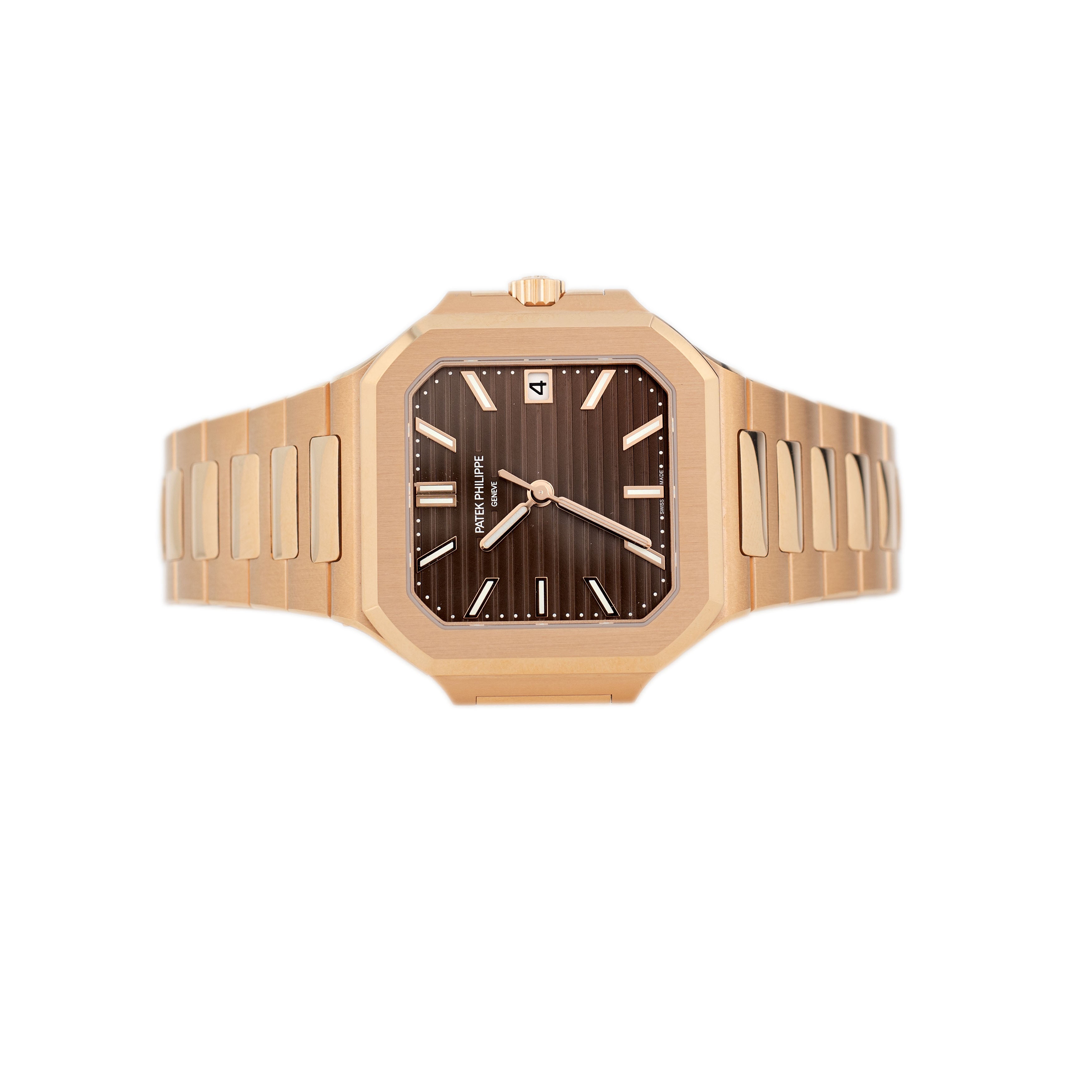 Patek Philippe Cubitus Rose Gold Brown Dial 40mm 7128/1R-001