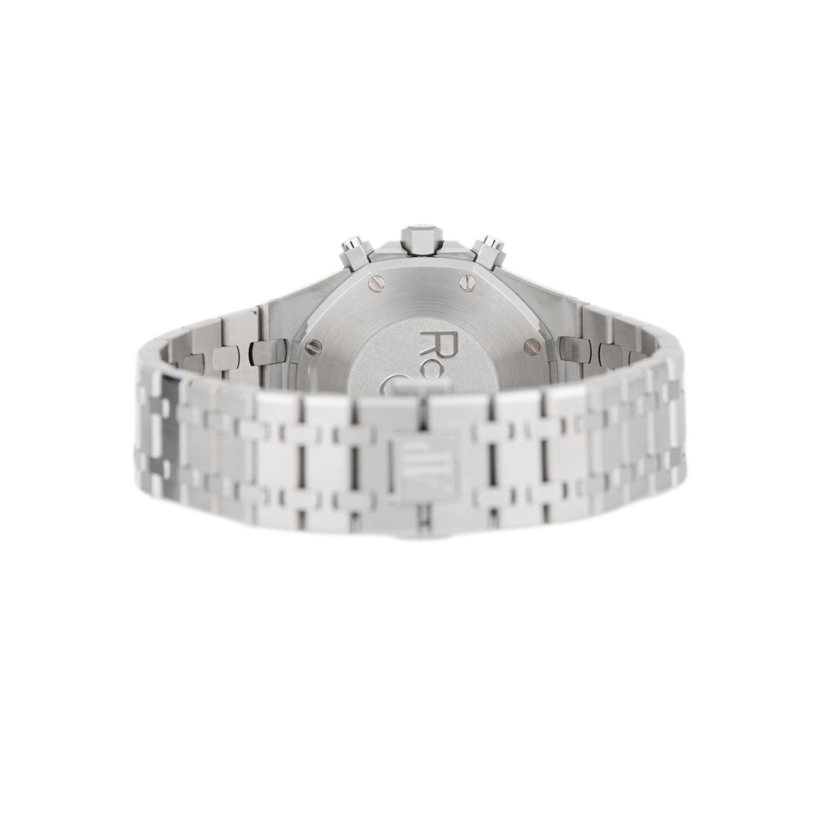 Audemars Piguet Royal Oak Chronograph Stainless Steel Blue Dial 41mm 26331ST.OO.1220ST.01 Full Set