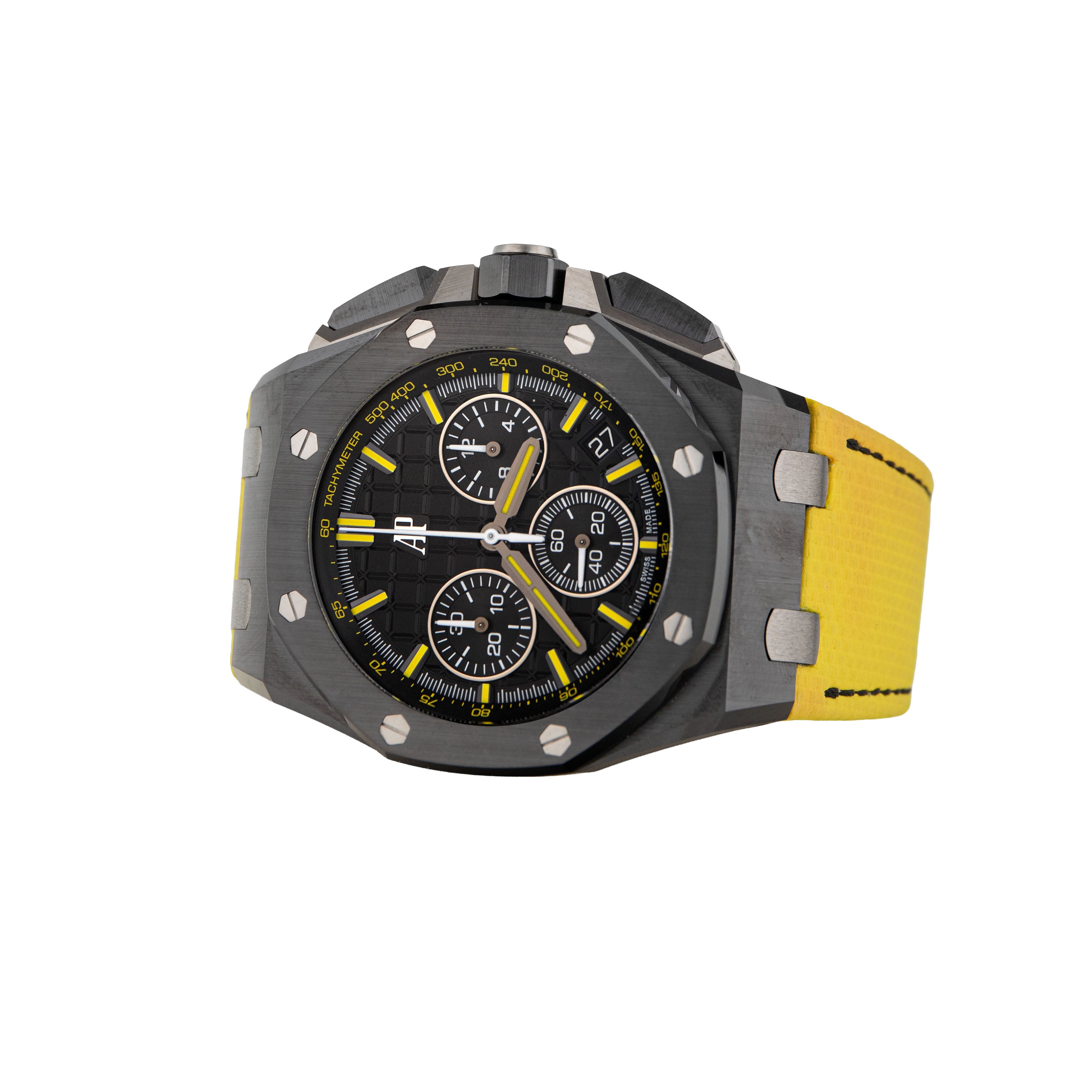 Audemars Piguet Royal Oak Offshore Chronograph Ceramic Black Dial 43mm 26420CE.OO.A005VE.01 Full Set