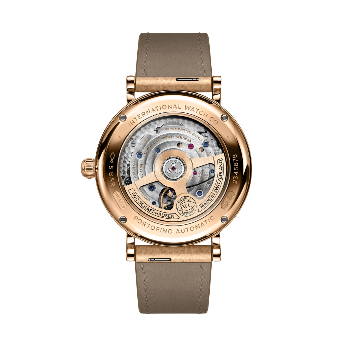 IWC Portofino Automatic 37 Watch, 37mm Silver Dial, IW458606