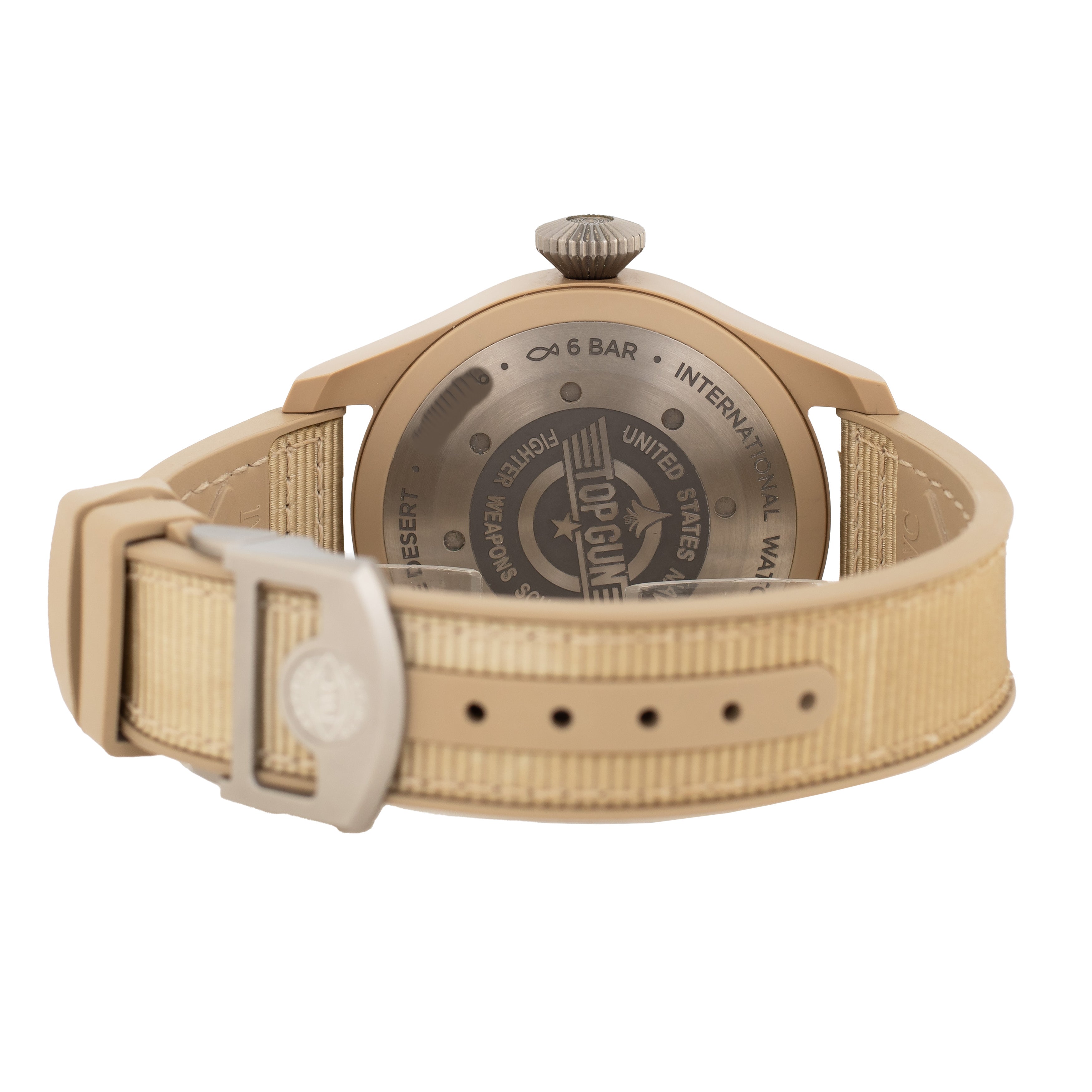 IWC Big Pilot's Watch Top Gun Mojave Desert Ceramic Beige Dial 46mm IW506003 Full Set