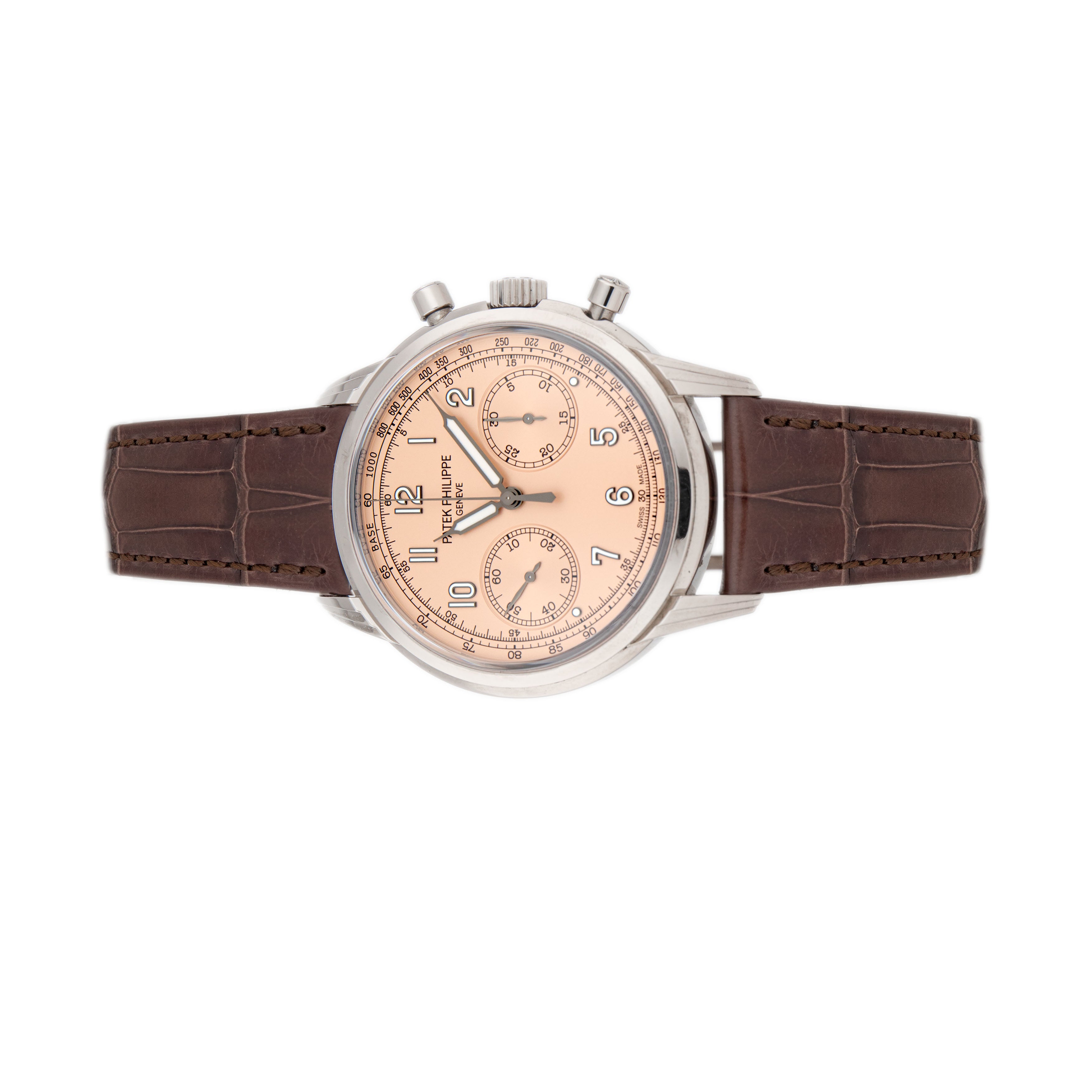 Patek Philippe Complications Chronograph White Gold Salmon Dial 41mm 5172G-010 Full Set