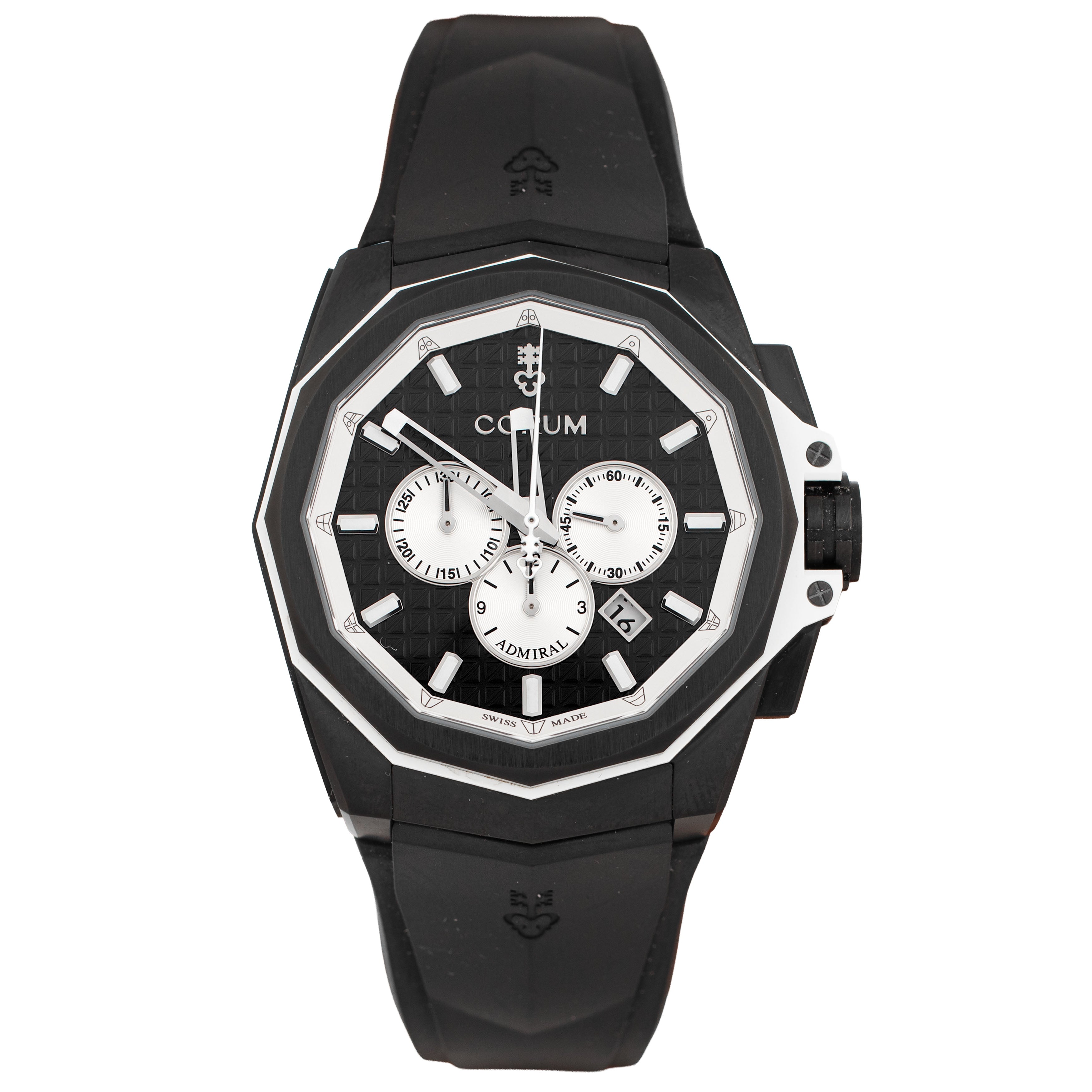 Corum Admiral's Cup AC-ONE 45 Chronograph Titanium Black Dial 45mm 01.0116/B
