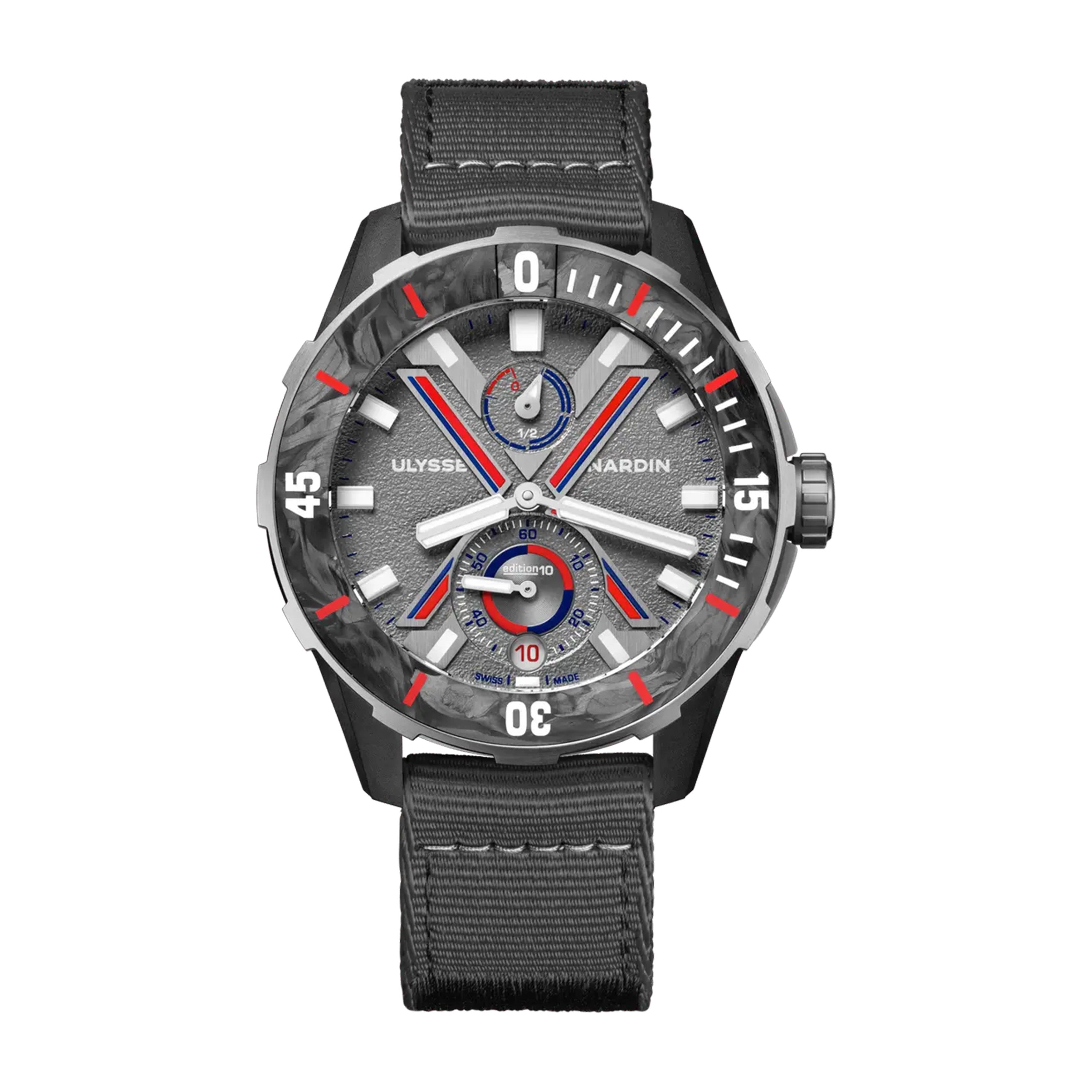 Ulysse Nardin Diver Net Vendee Globe Watch, 44mm Grey Dial, 1183-170LE-2A-VG/0A