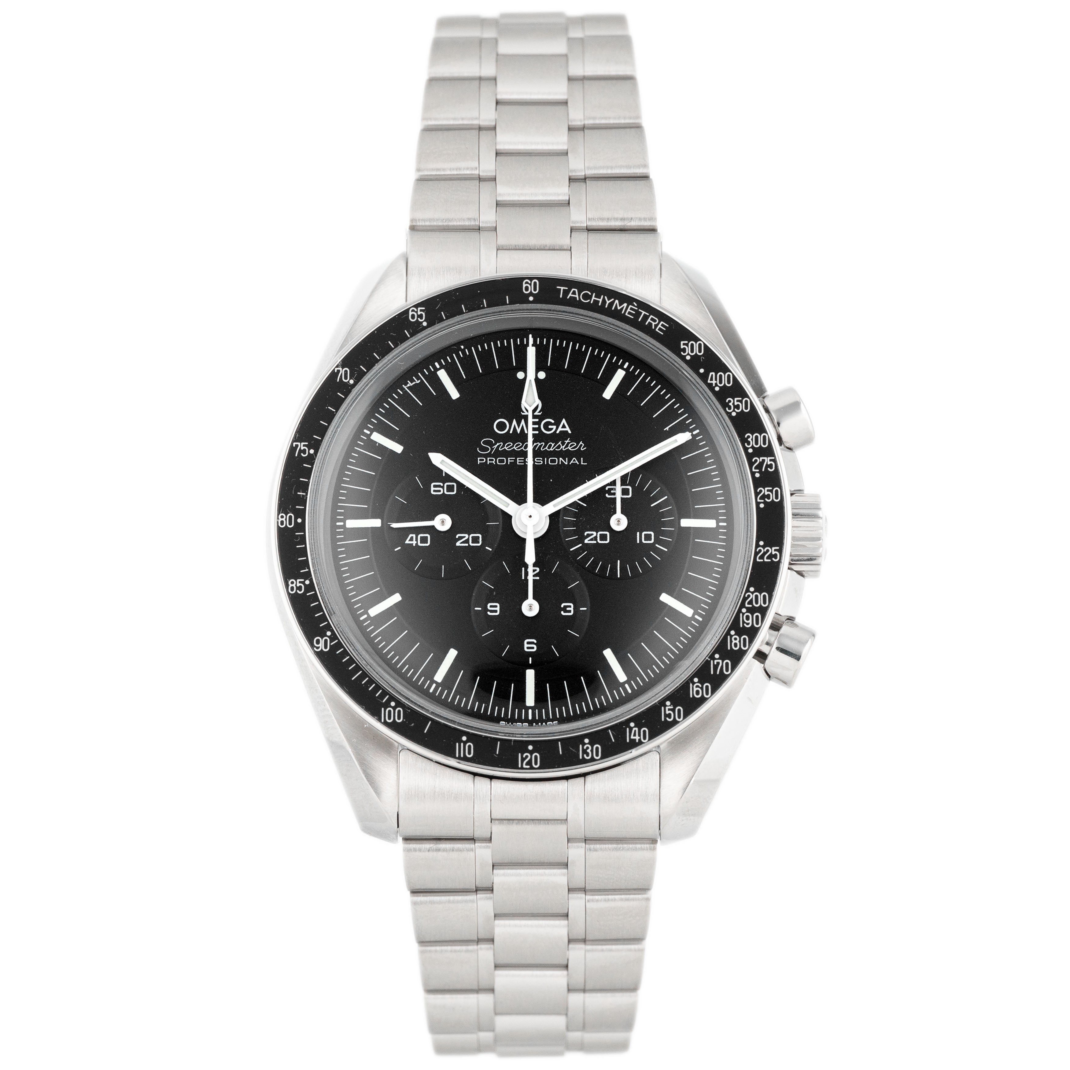 Omega Speedmaster Moonwatch Stainless Steel Black Dial 42mm 310.30.42.50.01.001 Full Set