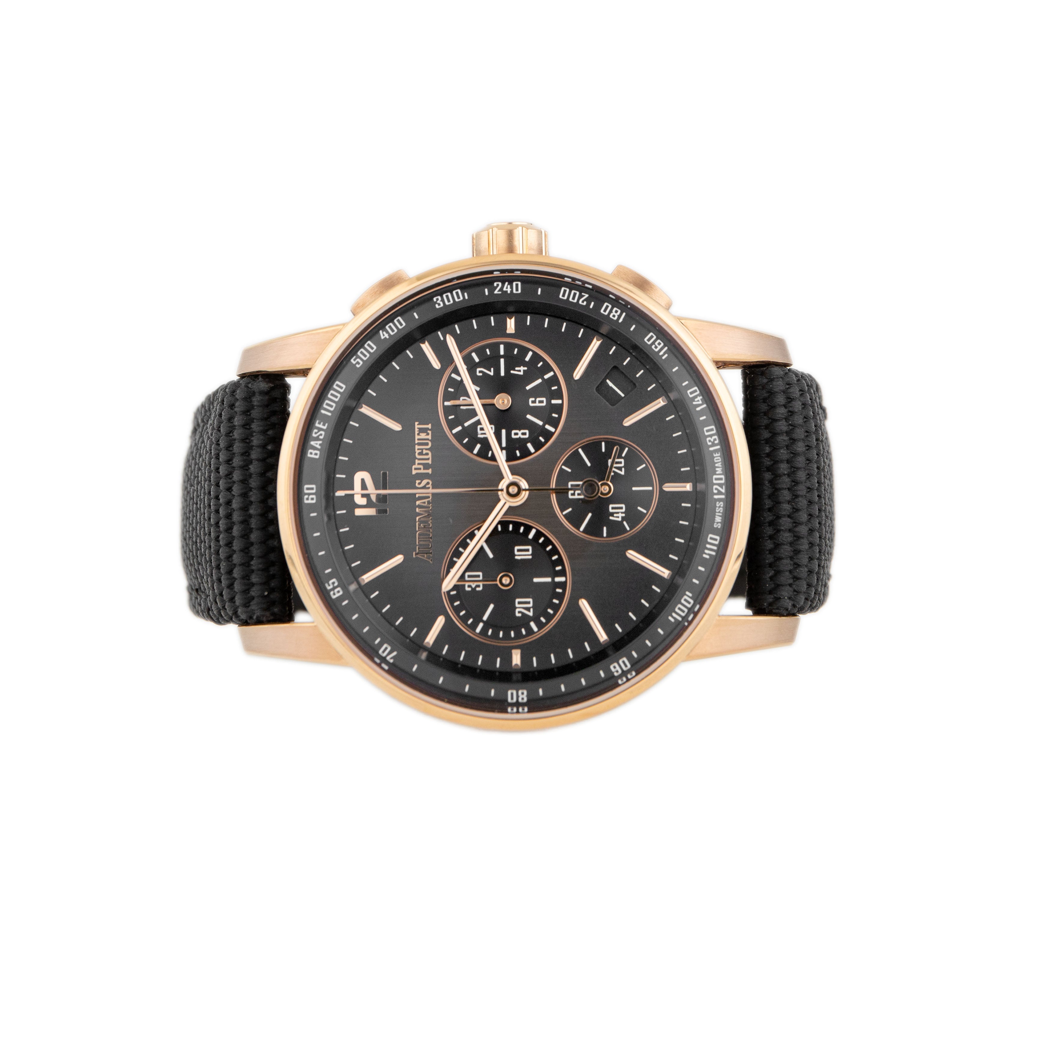 Audemars Piguet Code 11.59 Chronograph Rose Gold & Ceramic Gray Dial 41mm 26393NR.OO.A002KB.01