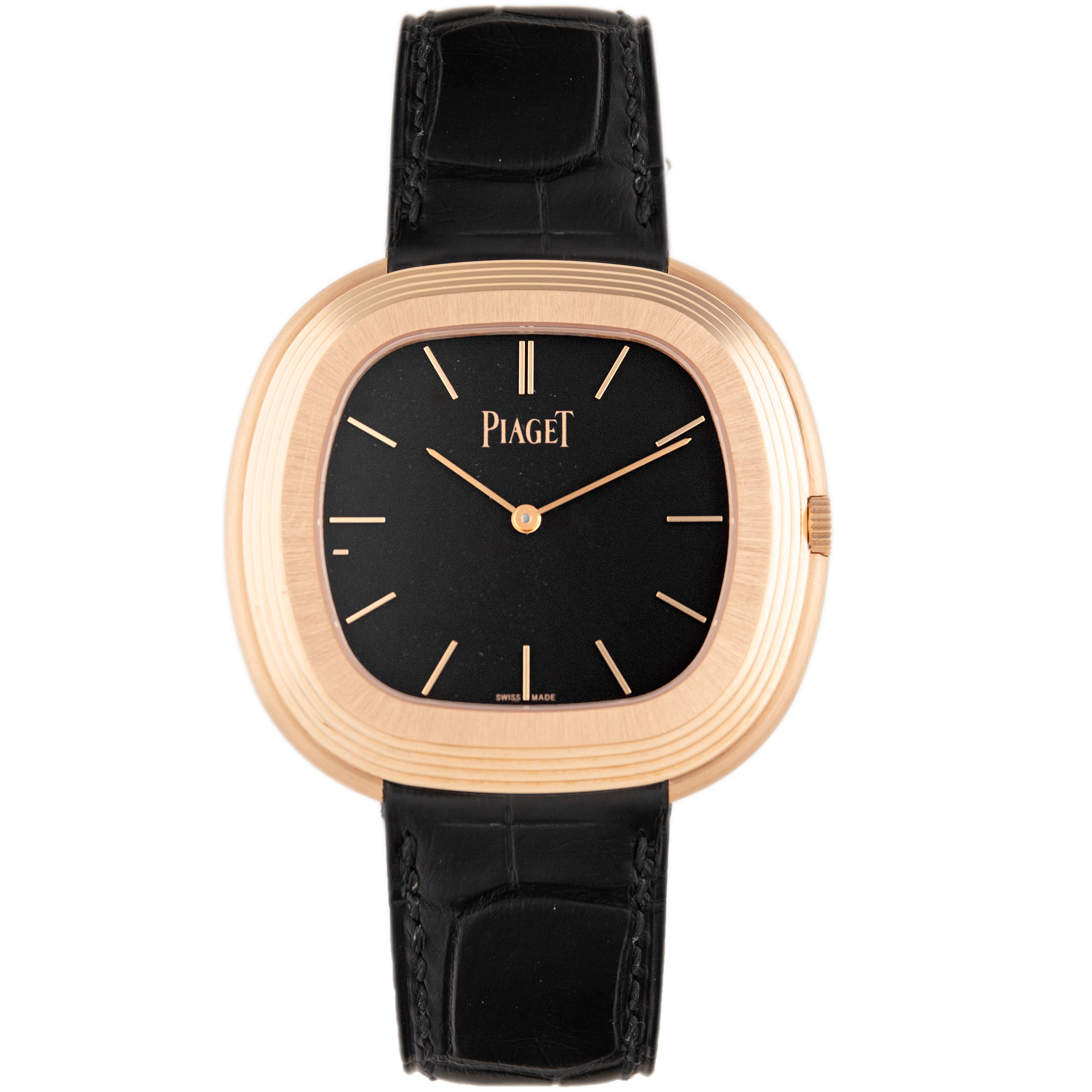 Piaget Andy Warhol Rose Gold Black Onyx Dial 45x43mm G0A50236