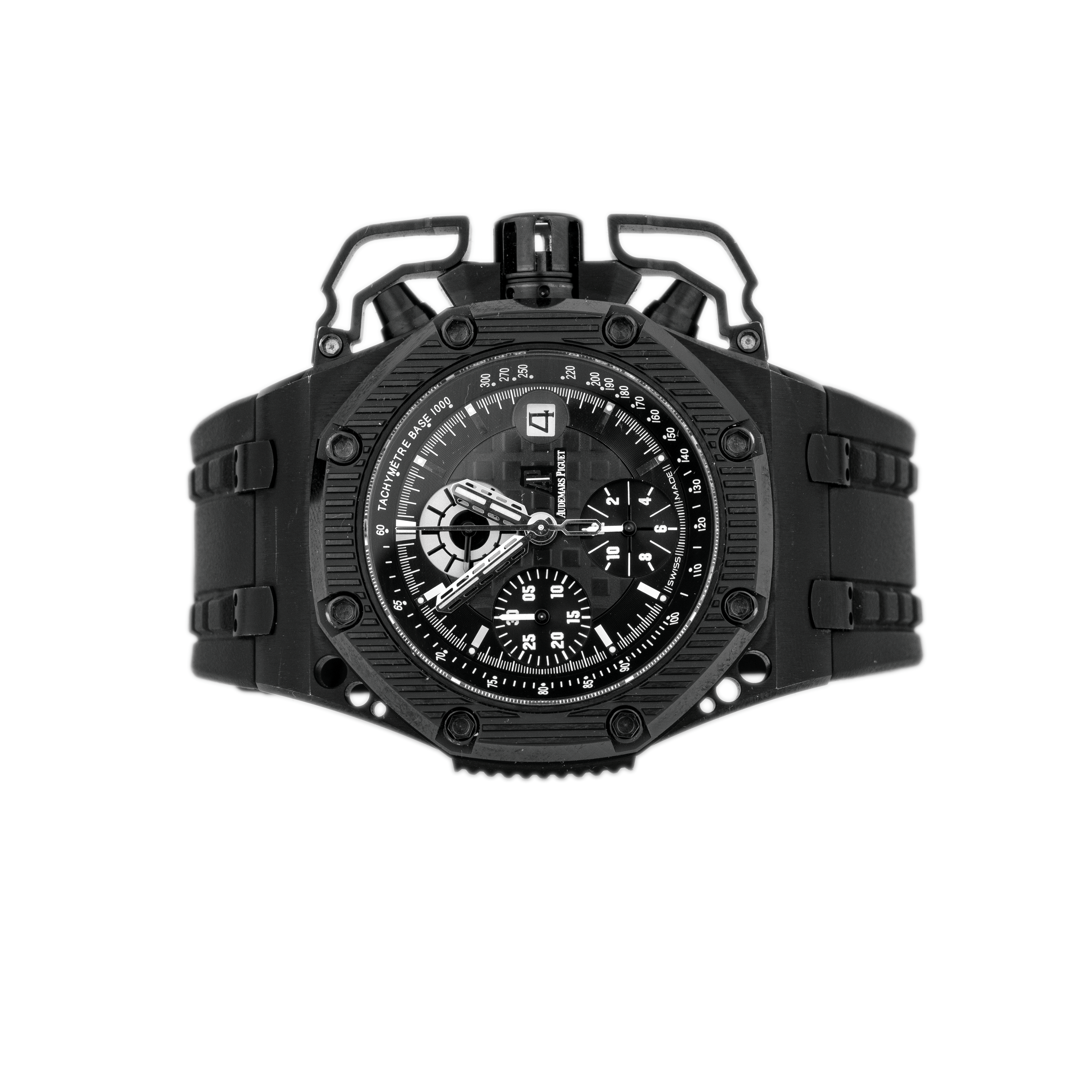 Audemars Piguet Royal Oak Offshore Survivor Titanium Black Dial 41mm 261651O.00A002CA.01 Full Set