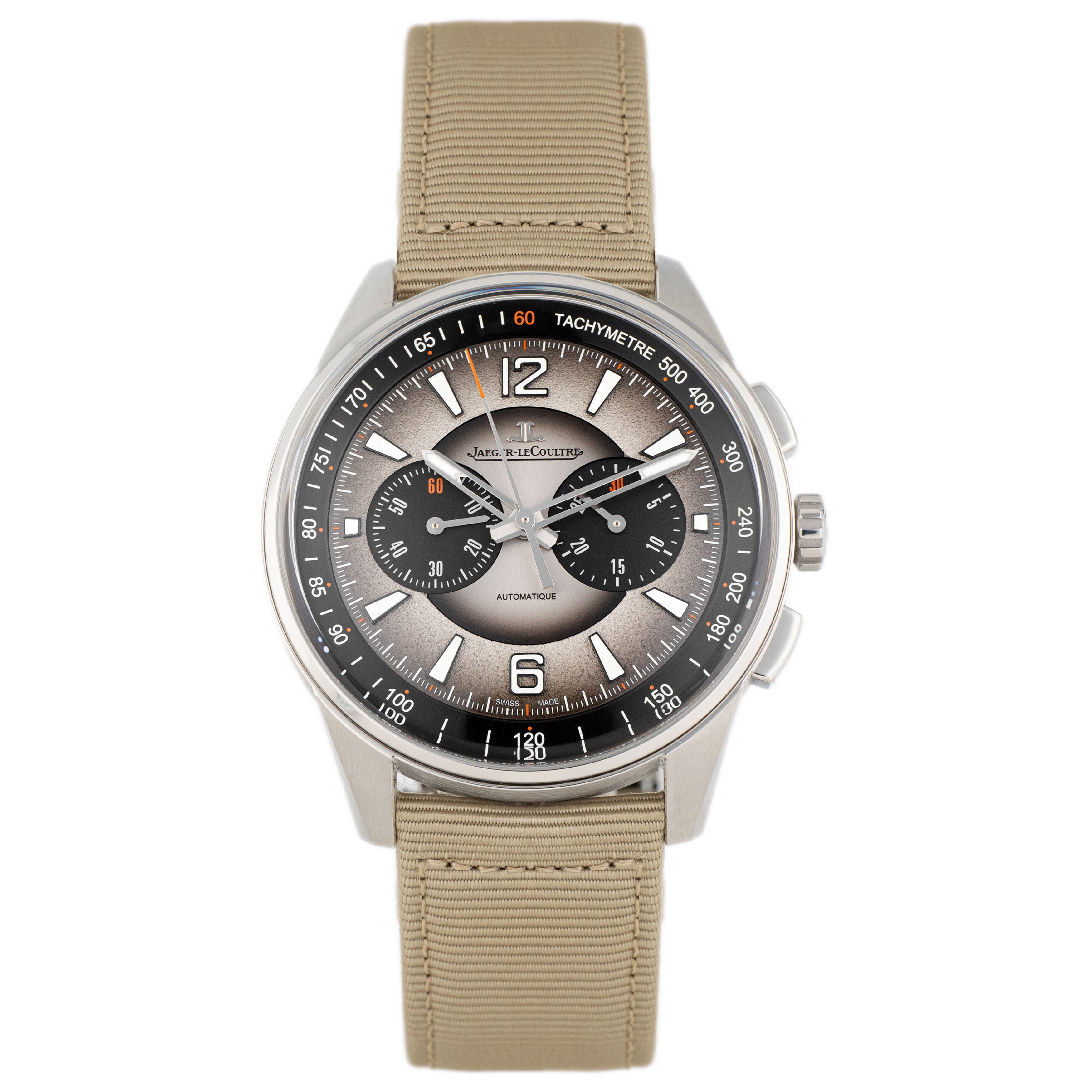 Jaeger-LeCoultre Polaris Chronograph Stainless Steel Gray Dial 42mm Q9028431 Full Set