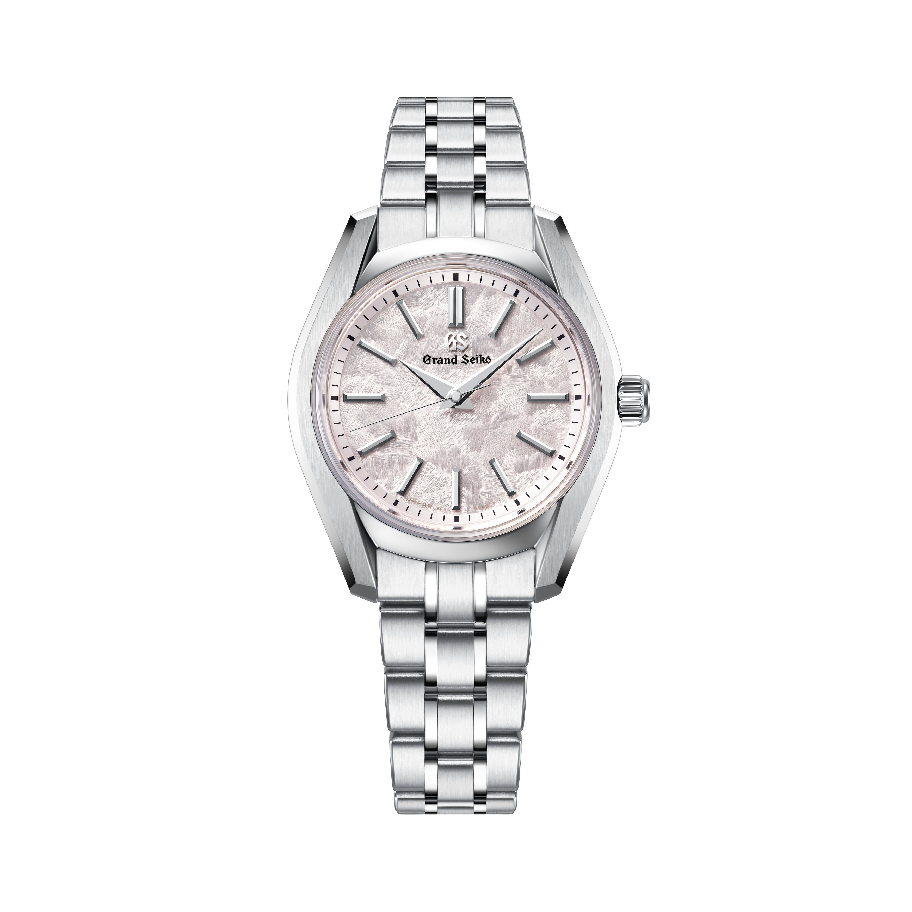 Grand Seiko Heritage Hana-Ikada Watch, 32.2mm Pink Dial, SBGX363