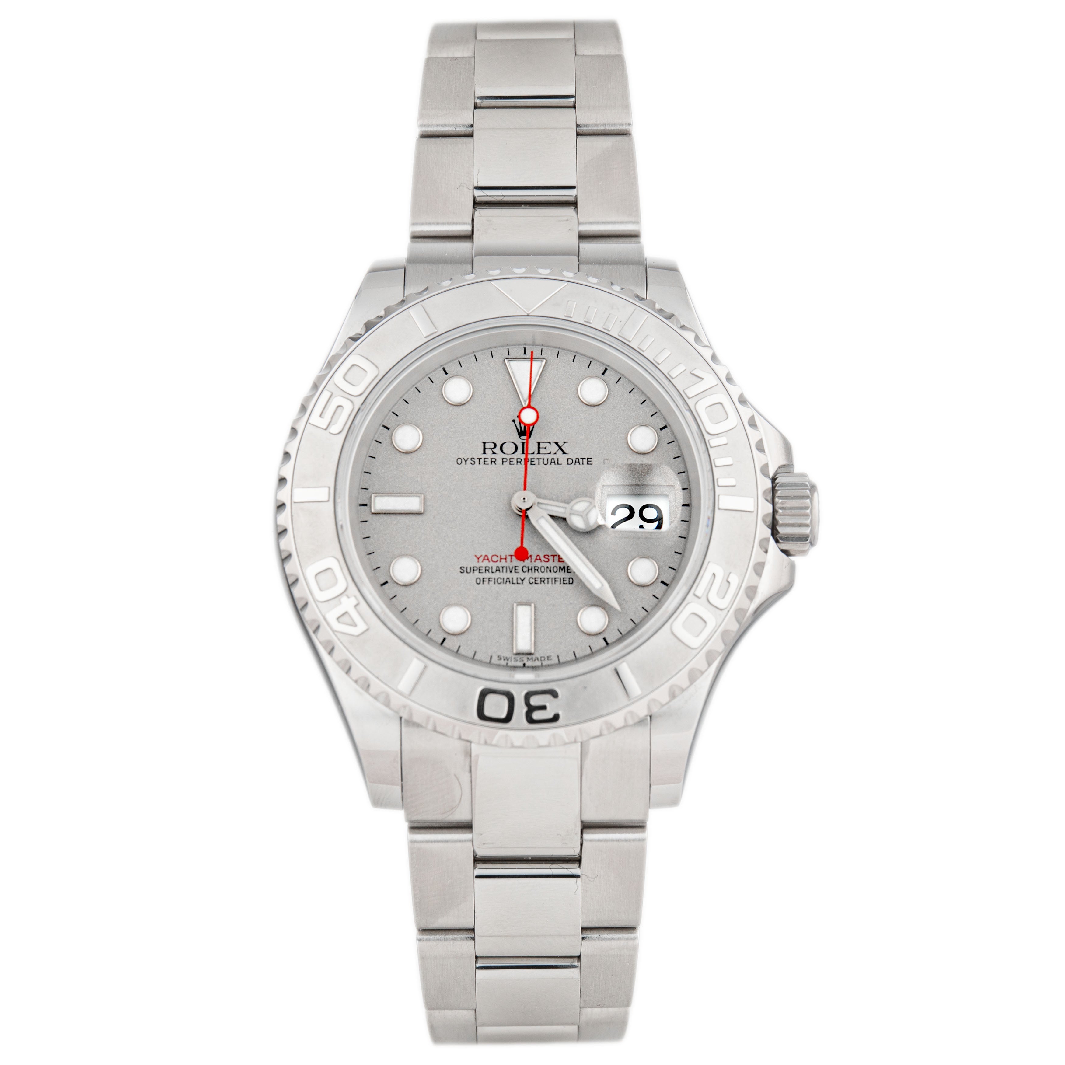 Rolex Yacht-Master 40 Stainless Steel Gray Dial 40mm 16622