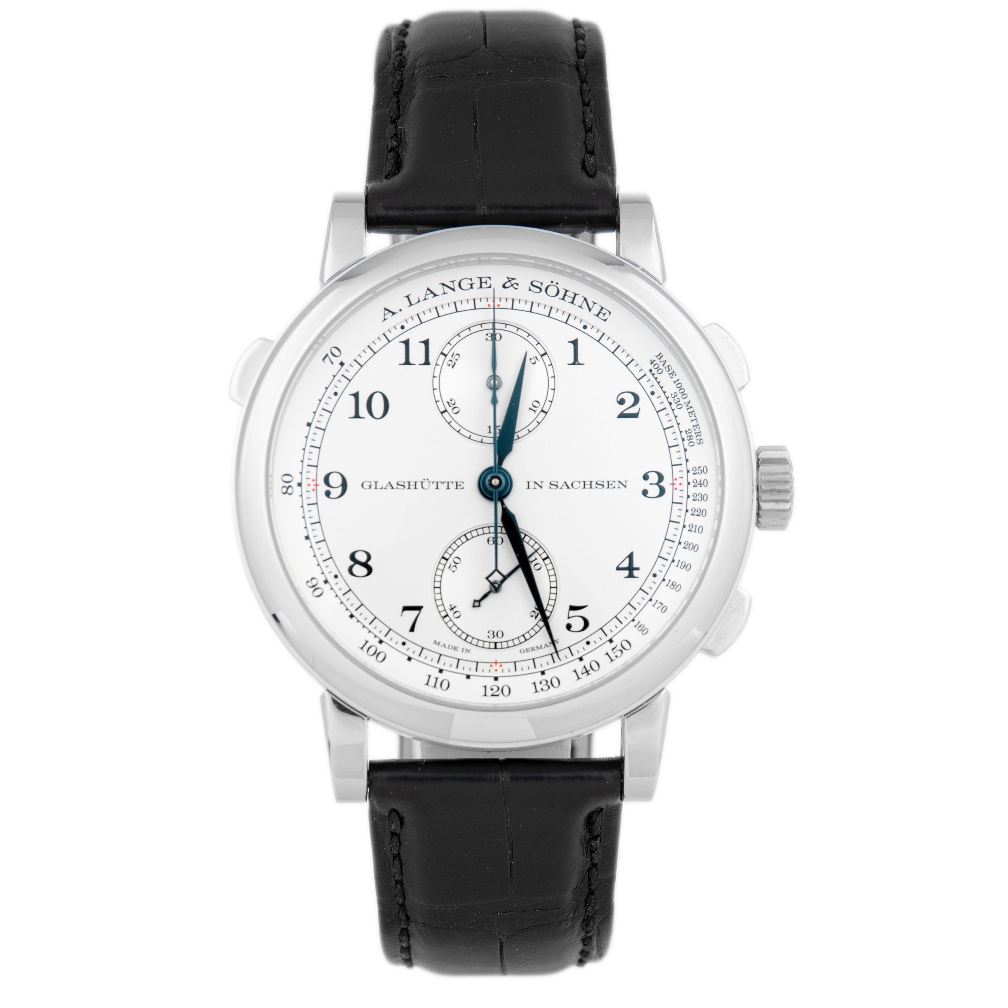 A. Lange & Sohne 1815 Rattrapante Platinum Silver Dial 41.2mm 425.025 Full Set