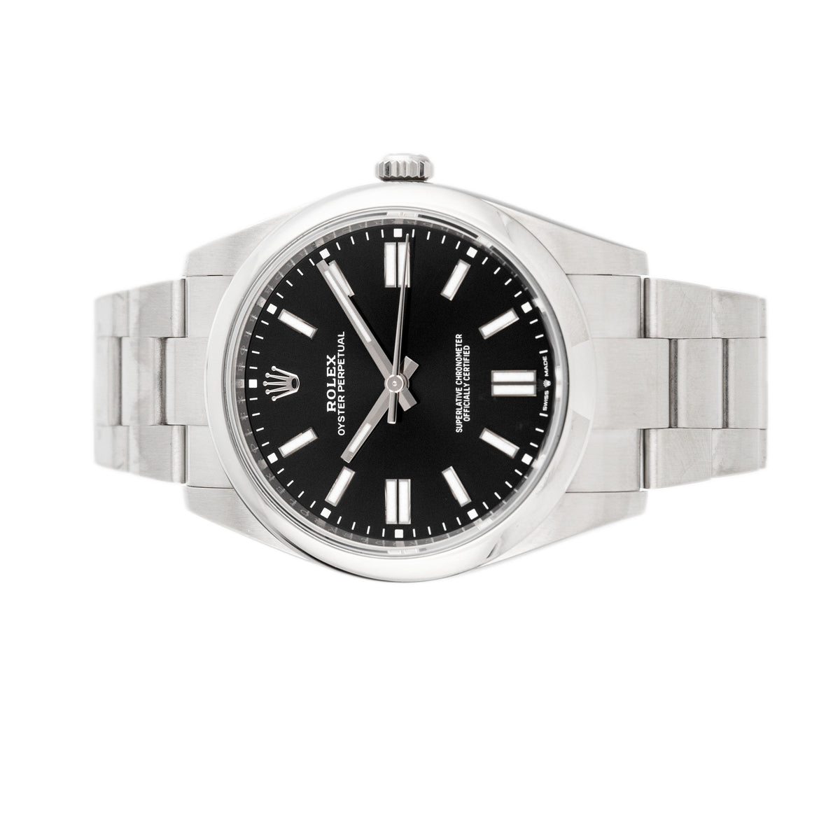 Rolex Oyster Perpetual 41 Stainless Steel Black Dial 41mm 124300 Full Set