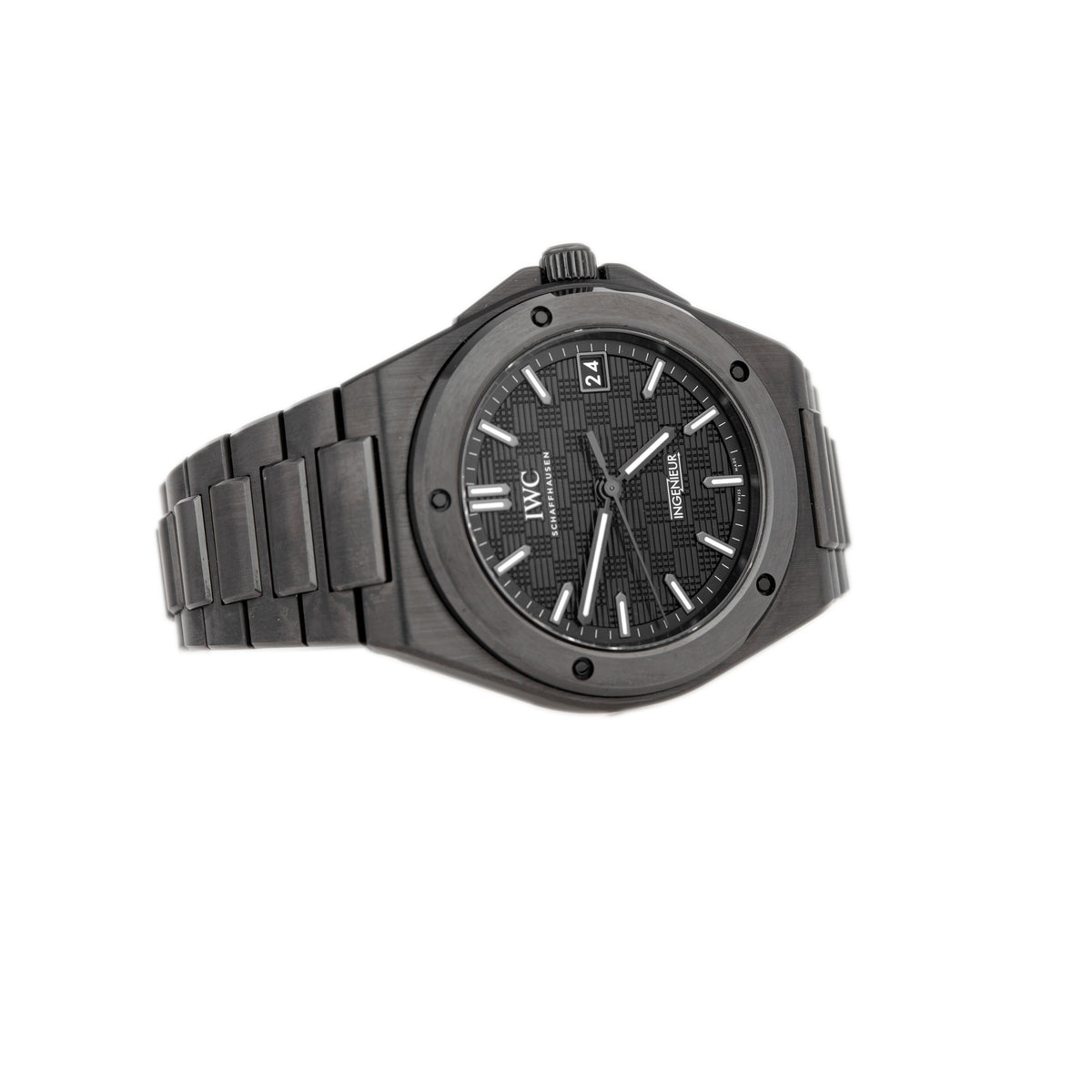 IWC Ingenieur Automatic 42 Ceramic Black Dial 42mm IW338903 Full Set