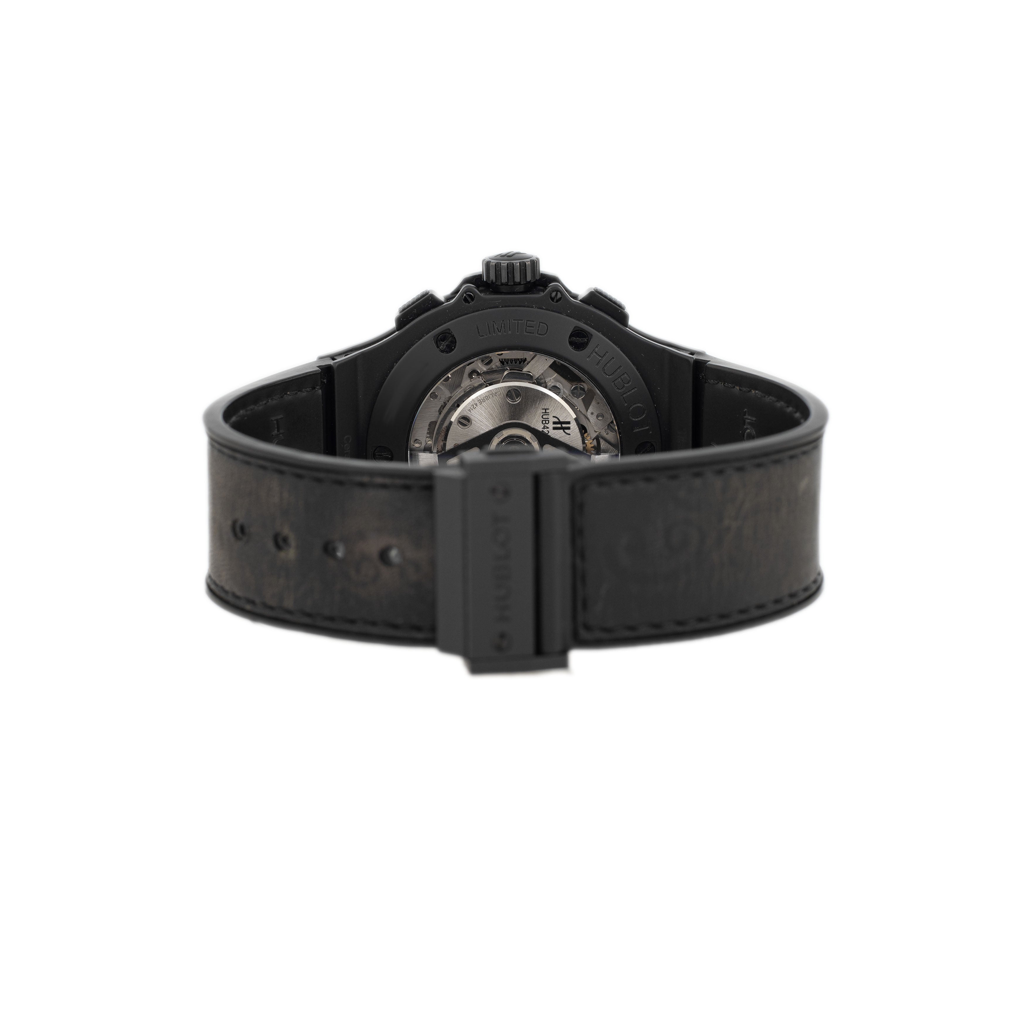 Hublot Big Bang Aero Bang Sugar Skull Ceramic Black Dial 44mm 311.CQ.1110.VR.FDK15 Full Set