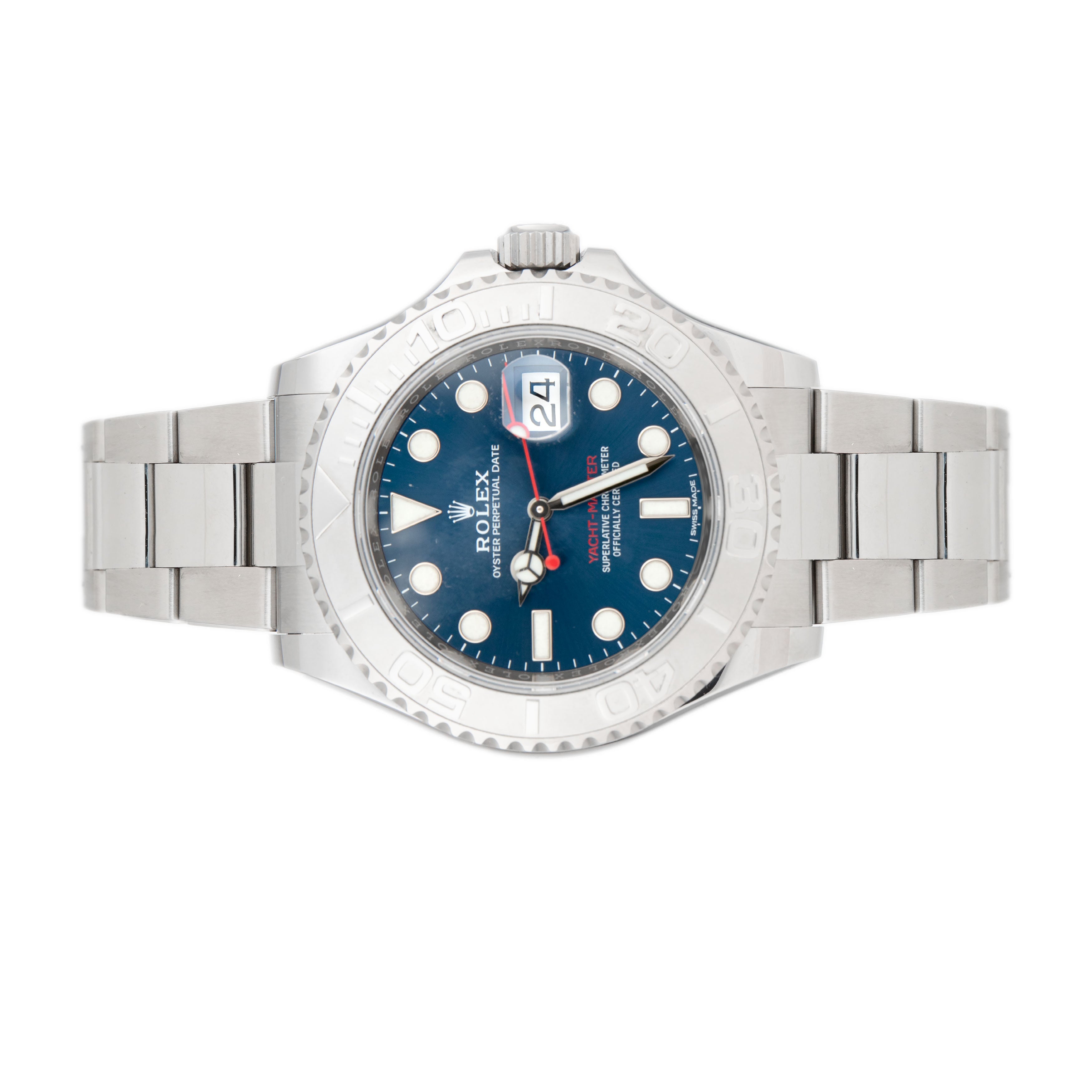 Rolex Yacht-Master 40 Stainless Steel Blue Dial 40mm 116622 Full Set