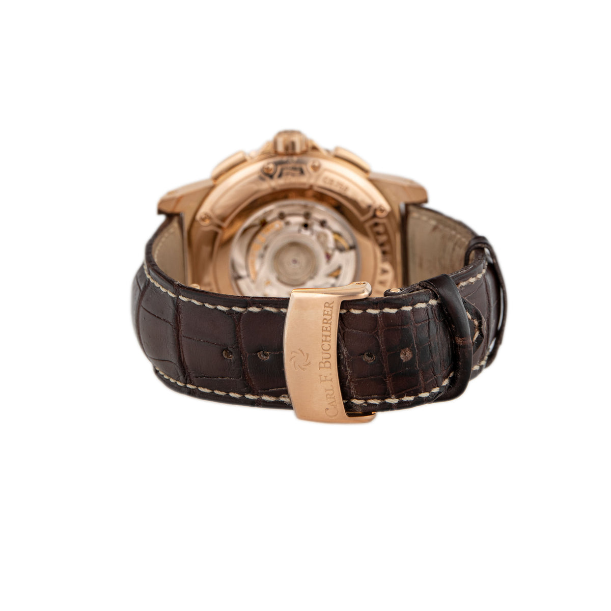 Carl F. Bucherer Patravi Annual Calendar Rose Gold Brown Dial 44mm 10623.03