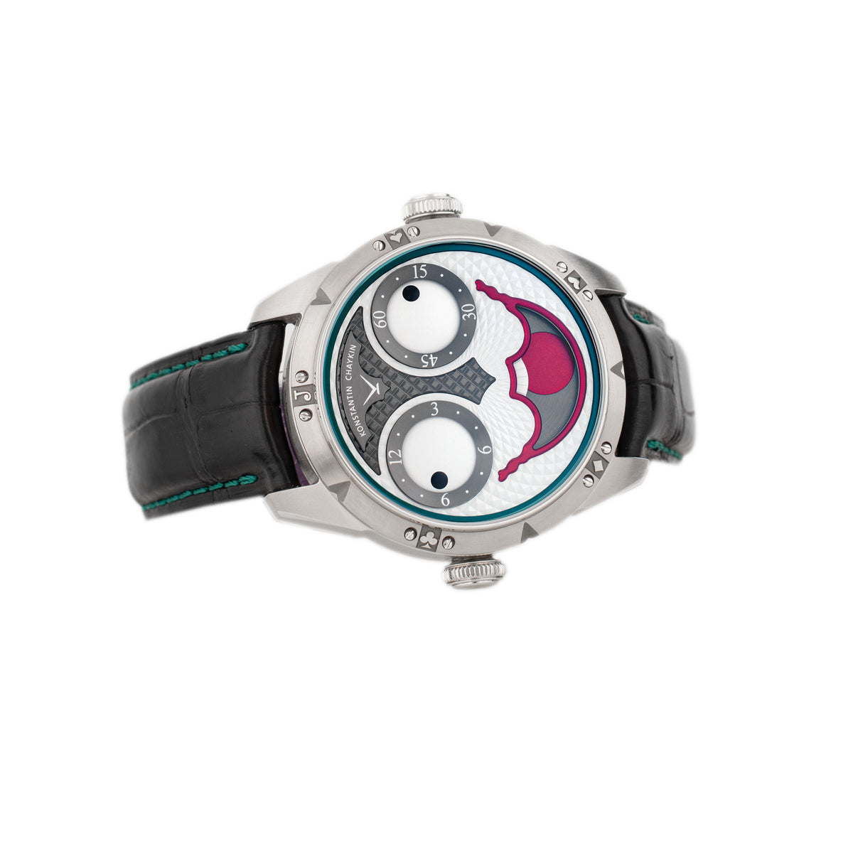 Konstantin Chaykin Wristmons Joker Classic Stainless Steel White Dial 40mm Full Set