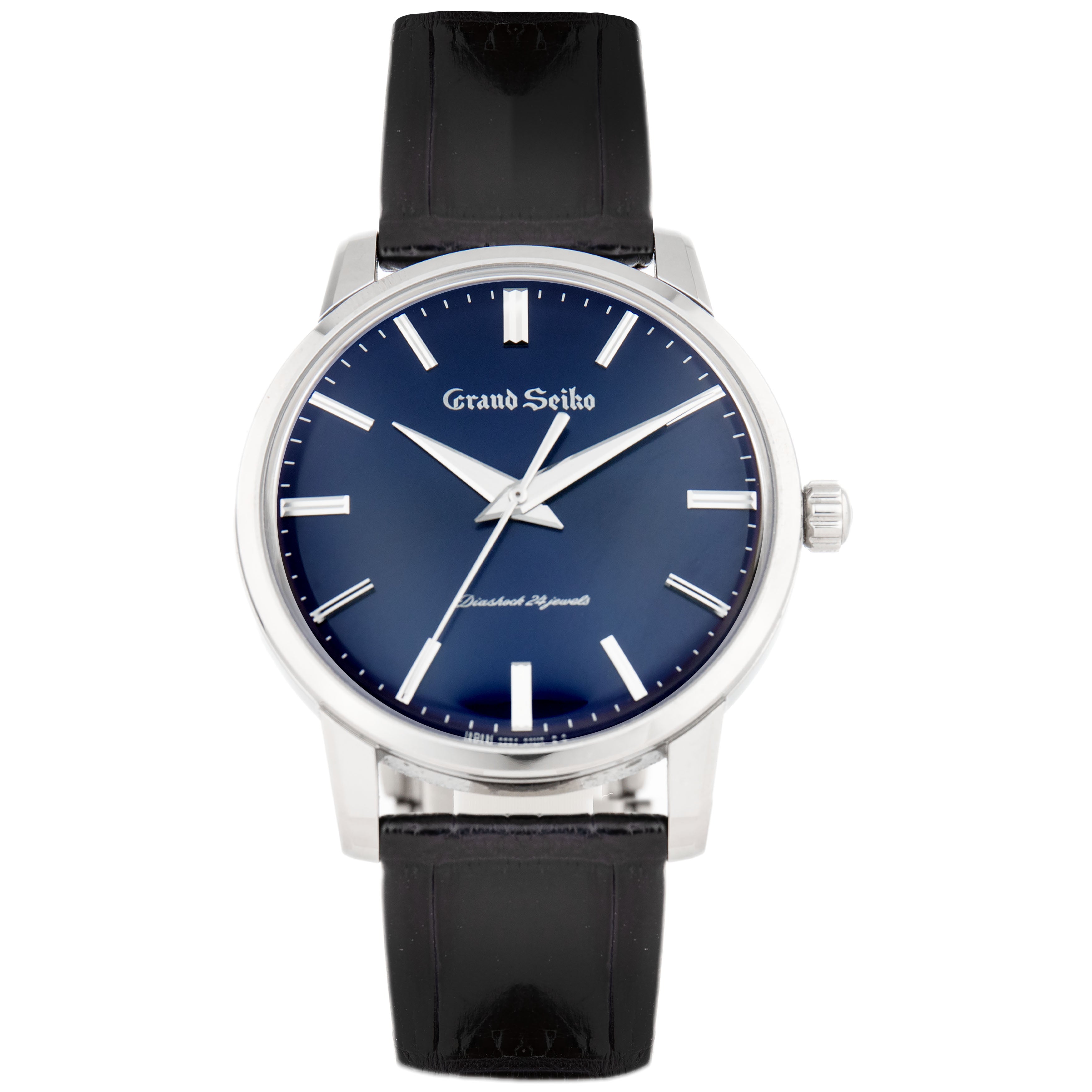 Grand Seiko Elegance Collection Titanium Blue Dial 38mm SBWG259 Full Set