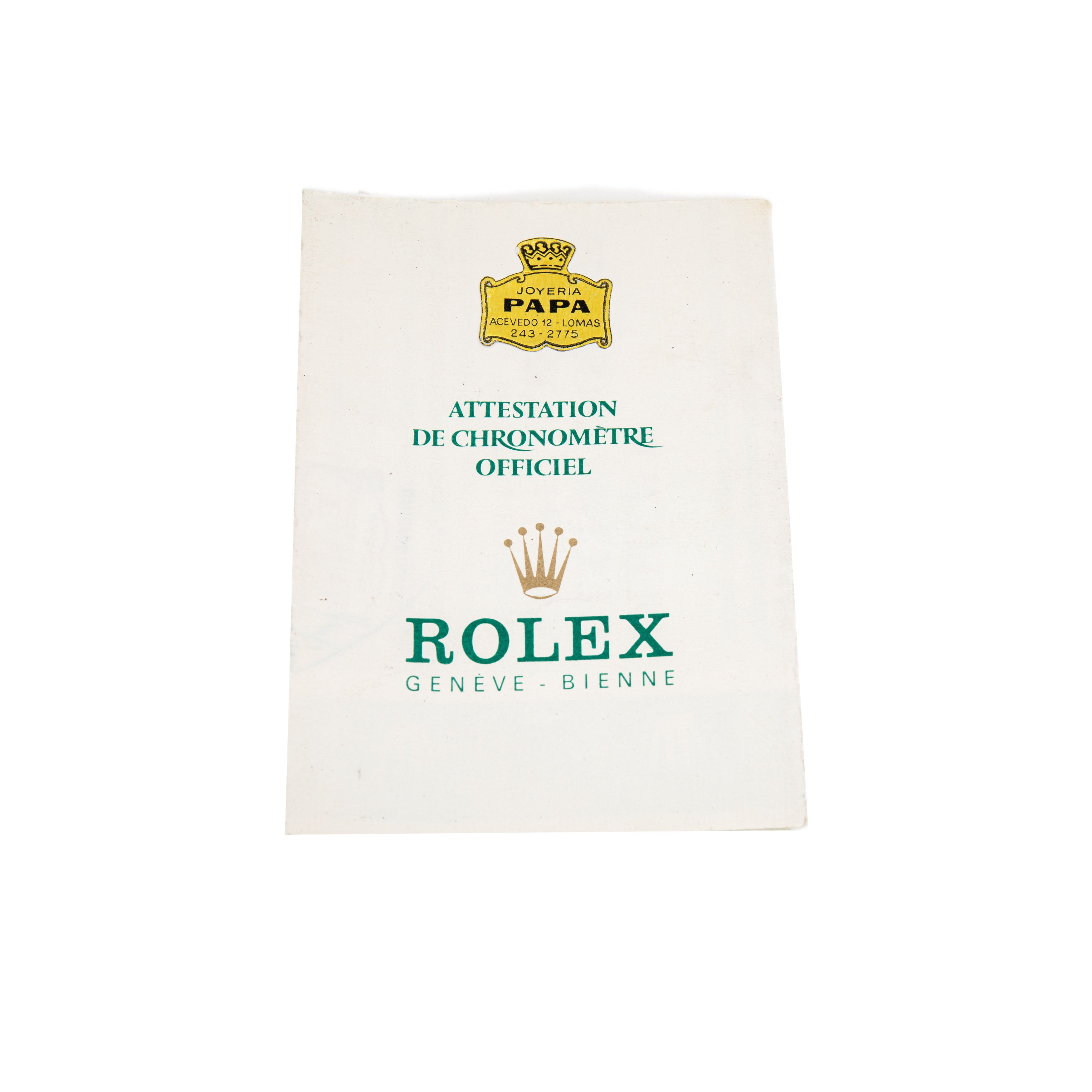 Rolex Lady Datejust President Bracelet Yellow Gold Gold Dial 26mm 6917/8