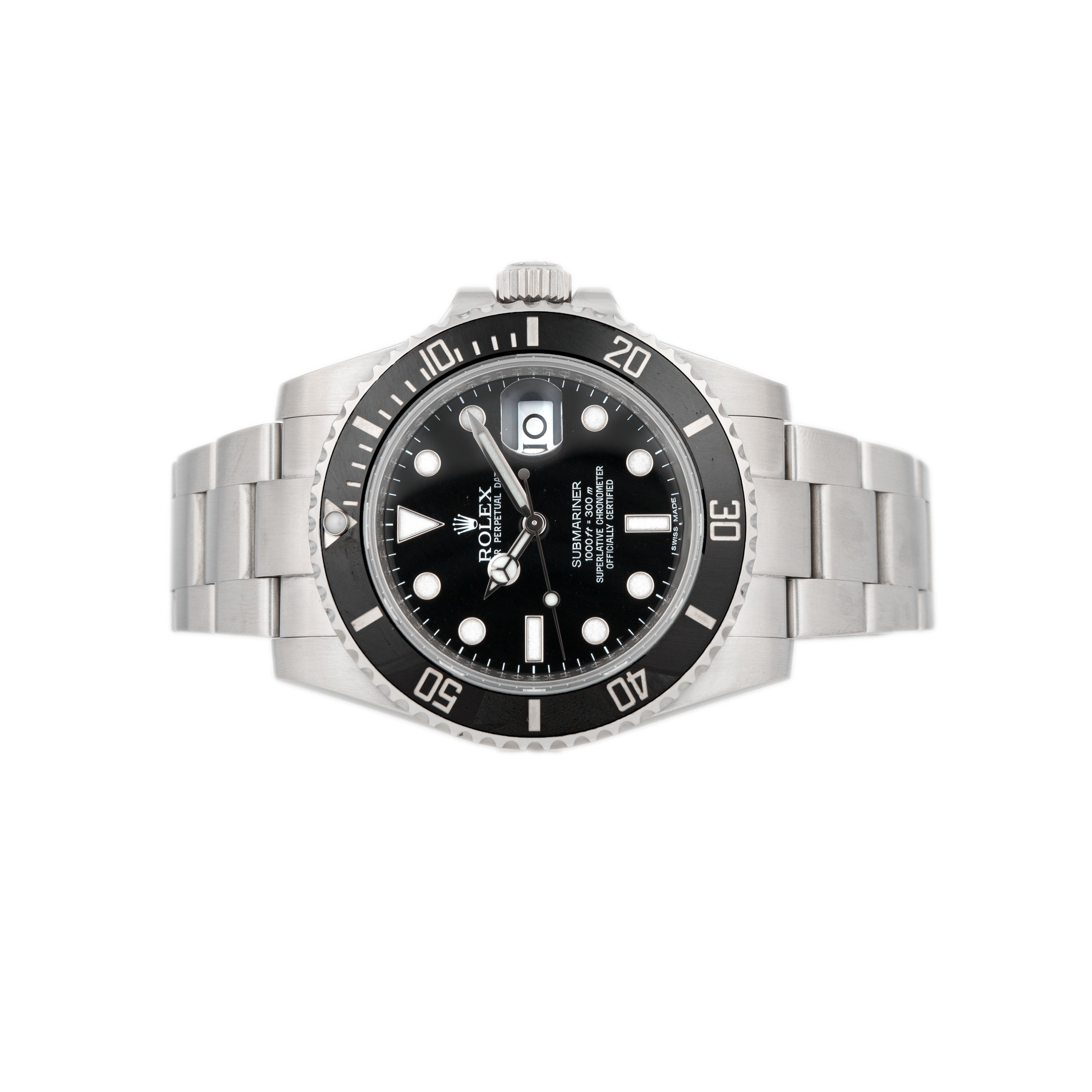 Rolex Submariner Date Stainless Steel Black Dial 40mm 116610LN Full Set