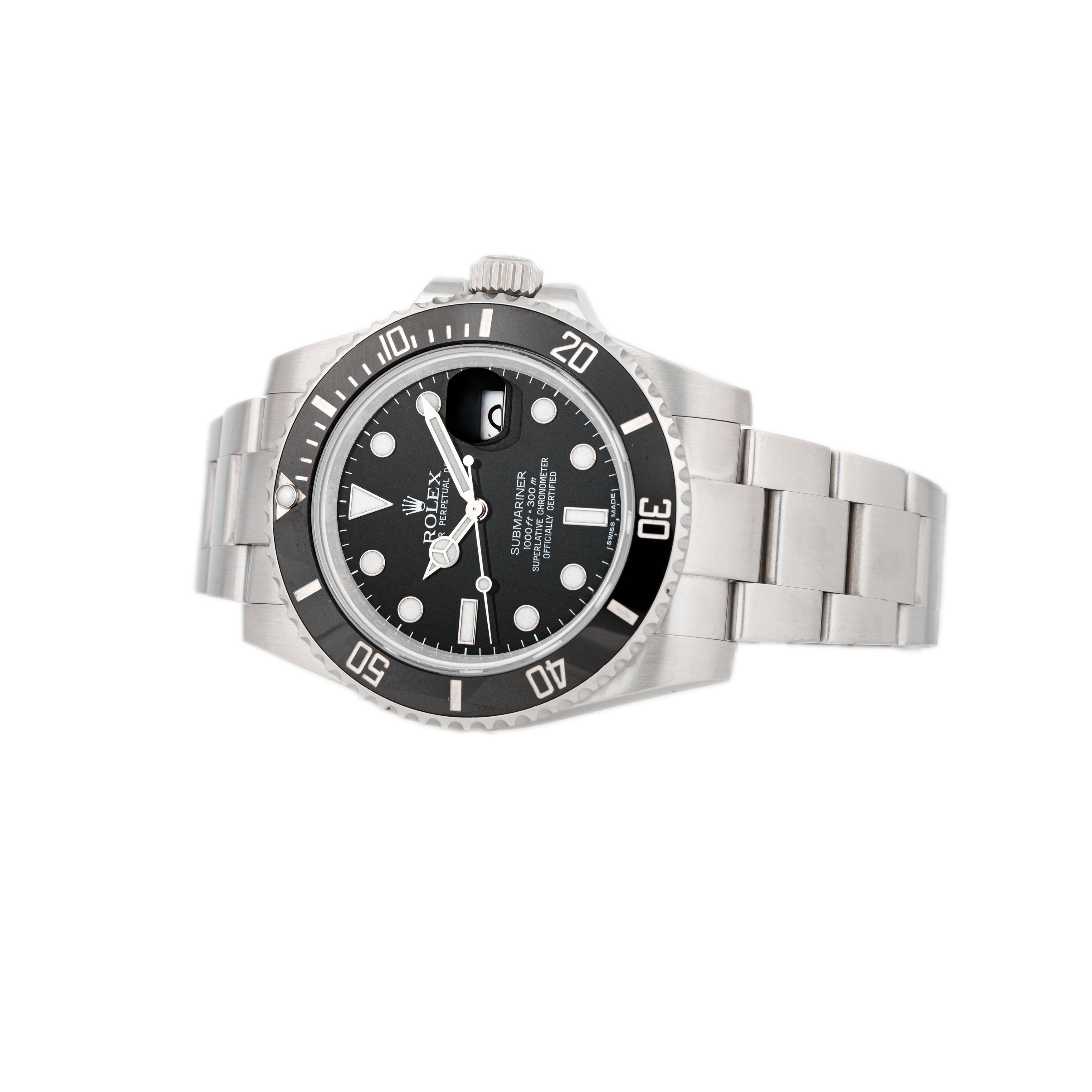 Rolex Submariner Date Stainless Steel Black Dial 40mm 116610LN Full Set