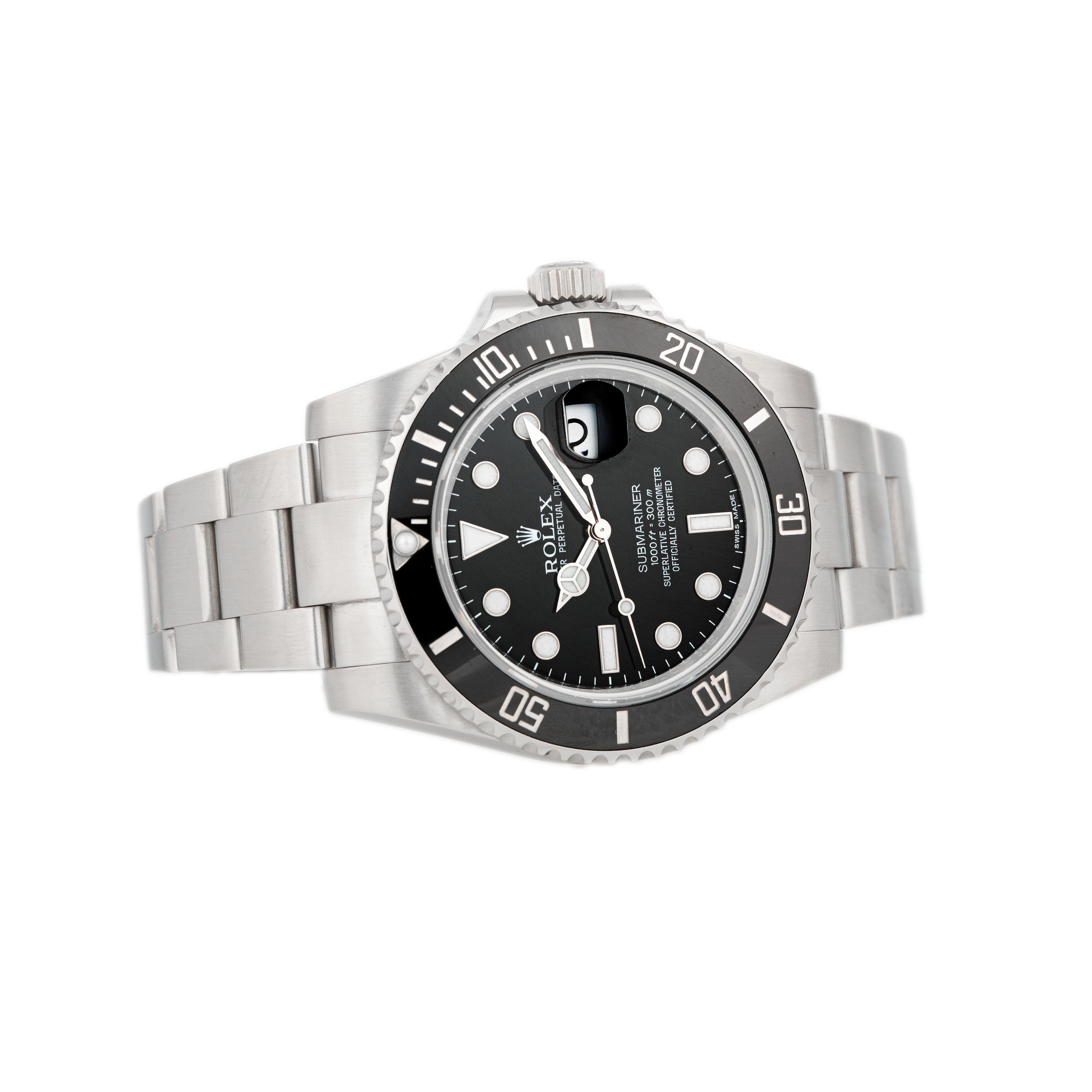 Rolex Submariner Date Stainless Steel Black Dial 40mm 116610LN Full Set