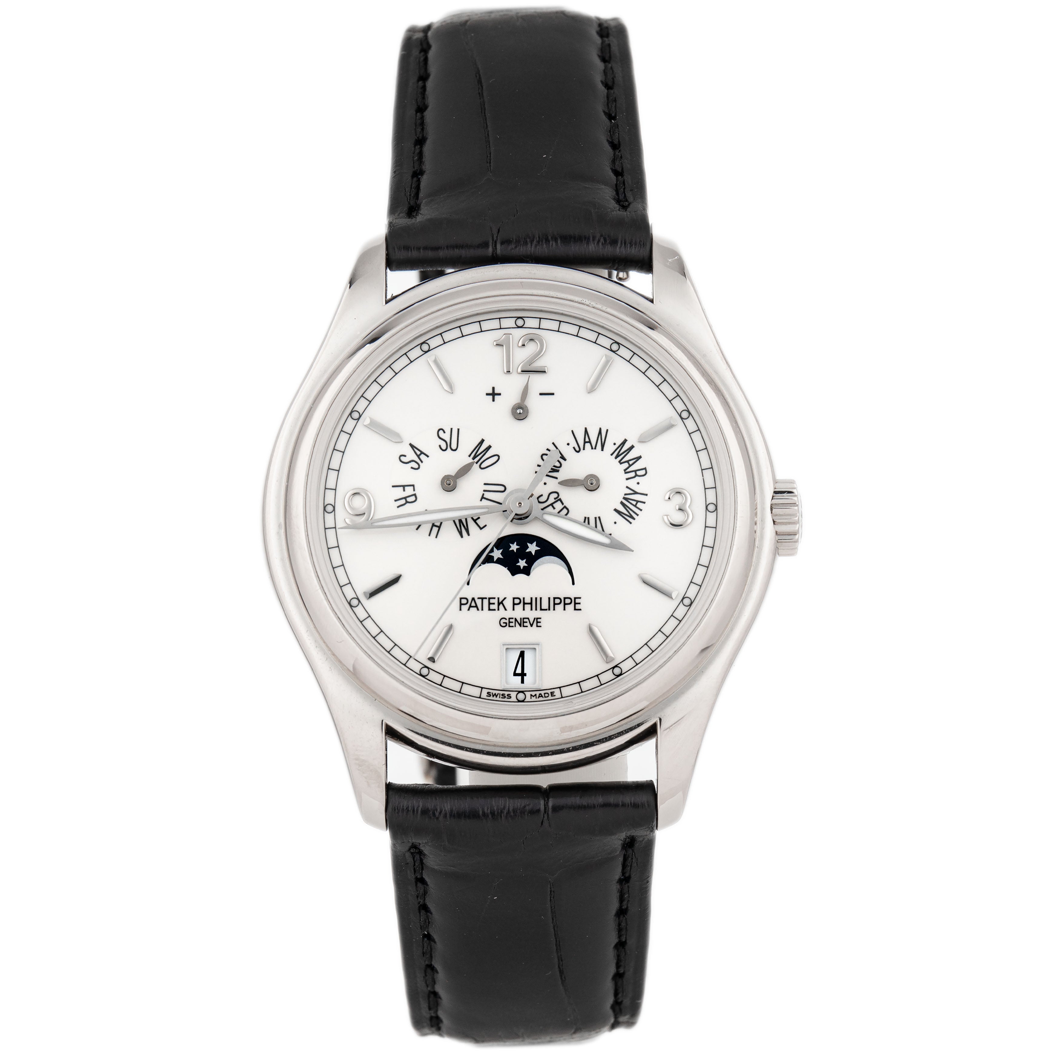 Patek Philippe Complications Annual Calendar White Gold Cream Dial 5146G 39mm Full Set