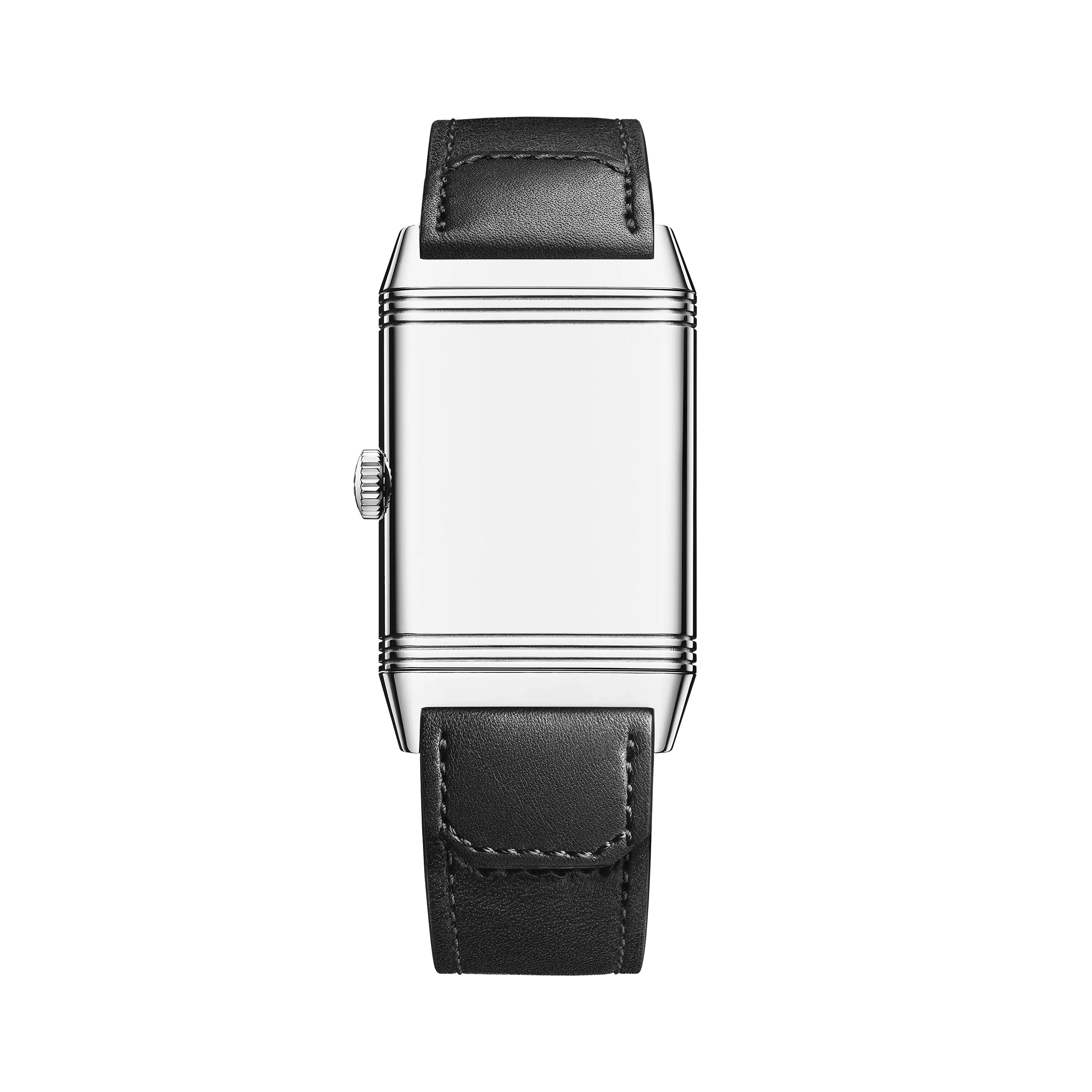 Jaeger-LeCoultre Reverso Tribute Monoface Small Seconds Watch, 45.6x27.4mm Silver Dial, Q713843J