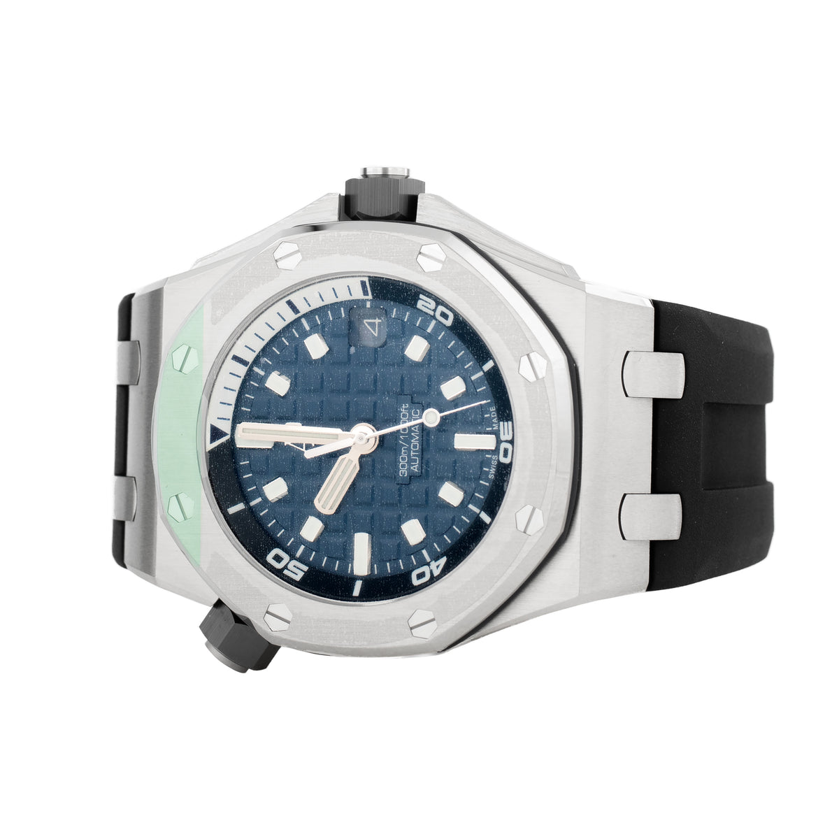 Audemars Piguet Royal Oak Offshore Diver Stainless Steel Blue Dial 42mm 15720ST.OO.A027CA.01 Full Set