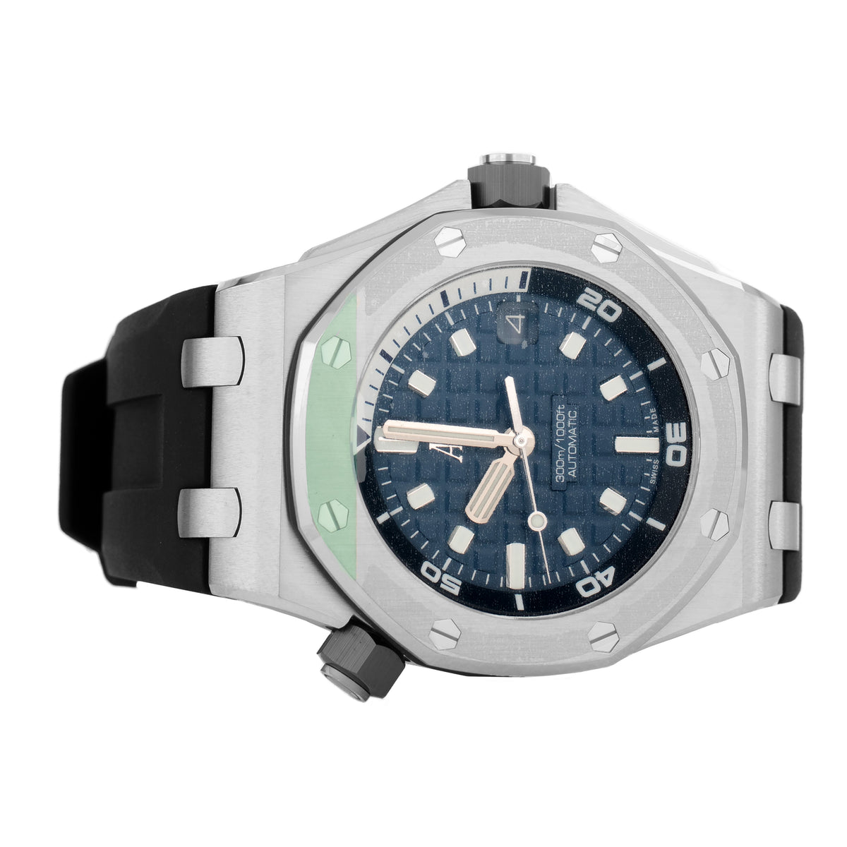 Audemars Piguet Royal Oak Offshore Diver Stainless Steel Blue Dial 42mm 15720ST.OO.A027CA.01 Full Set