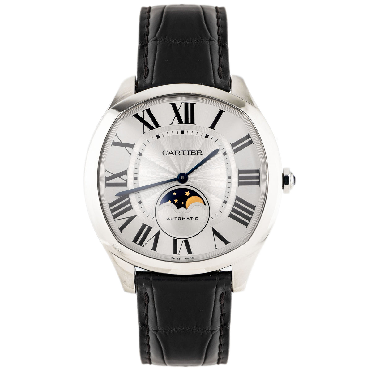 Cartier Drive De Cartier Stainless Steel Silver Dial 40X41mm WSNM0008 Full Set