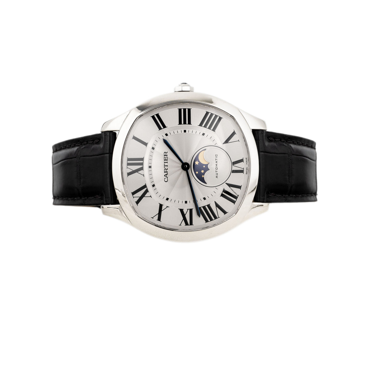 Cartier Drive De Cartier Stainless Steel Silver Dial 40X41mm WSNM0008 Full Set