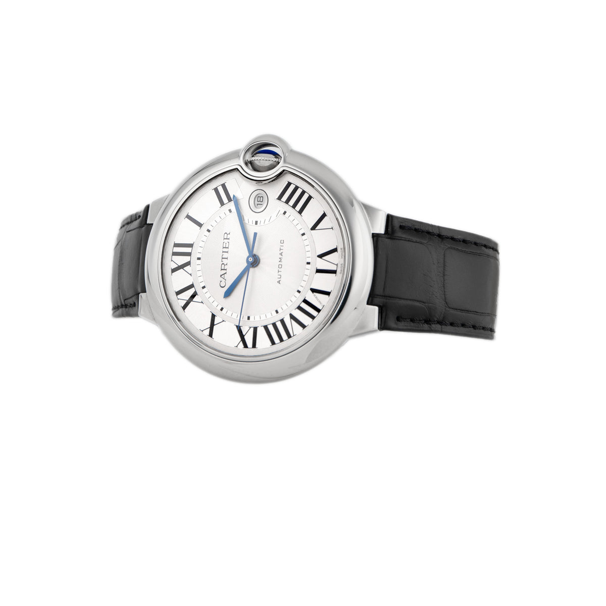 Cartier Ballon Bleu De Cartier Stainless Steel Silver Dial 44.1mm WSBB0026