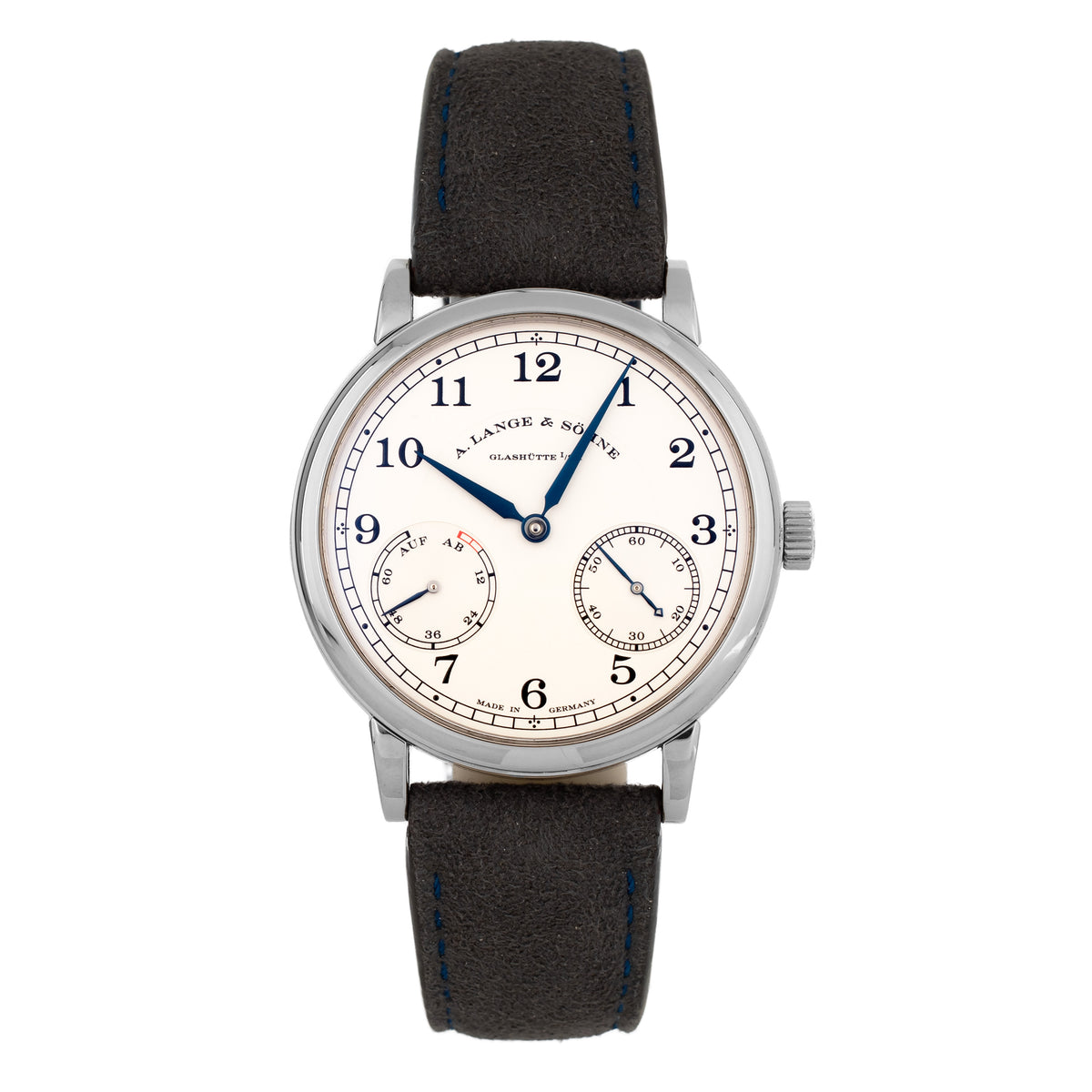 A. Lange & Sohne 1815 Up/Down White Gold Silver Dial 39mm 234.026 Full Set