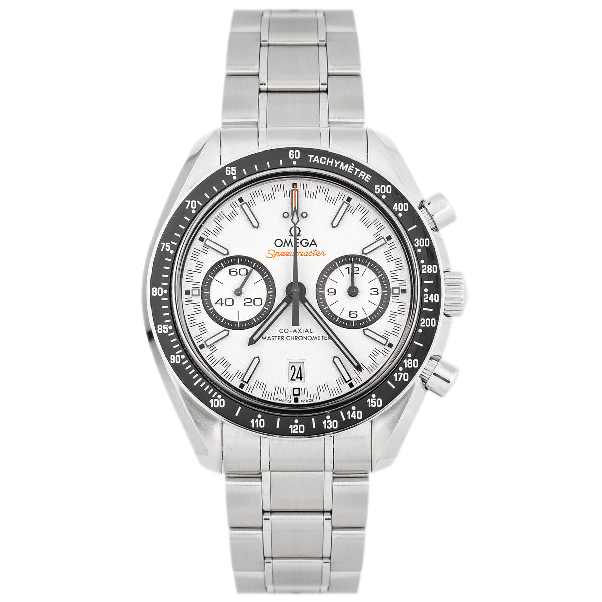 Omega Speedmaster Racing Stainless Steel White Dial 44.25mm 329.30.44.51.04.001