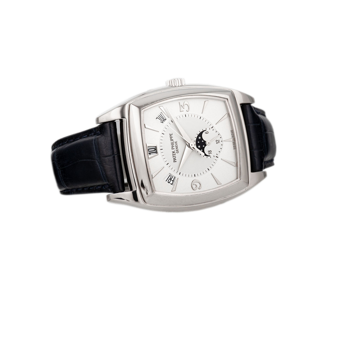 Patek Phillipe Gondolo Calendario White Gold White Dial 38x51mm 5135G-001 Full Set