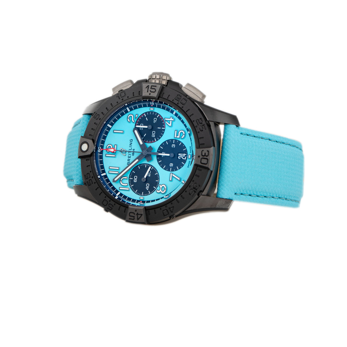 Breitling Avenger B01 Chronograph 42 Night Mission Ceramic Blue Dial 42mm SB0146101L1X1