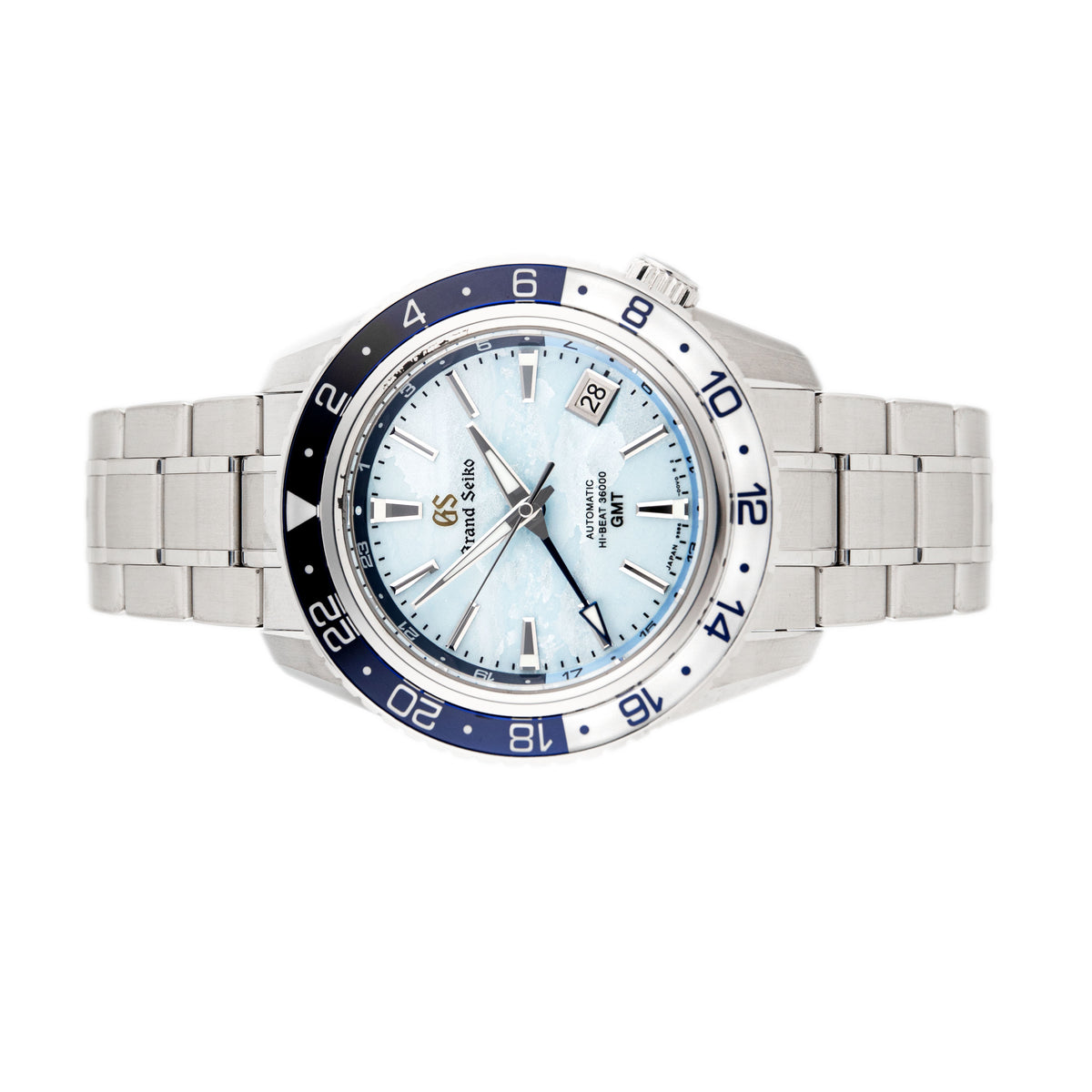 Grand Seiko Sport Collection Hi-Beat 36000 Stainless Steel Blue Dial 44.2mm SBGJ275 Full Set