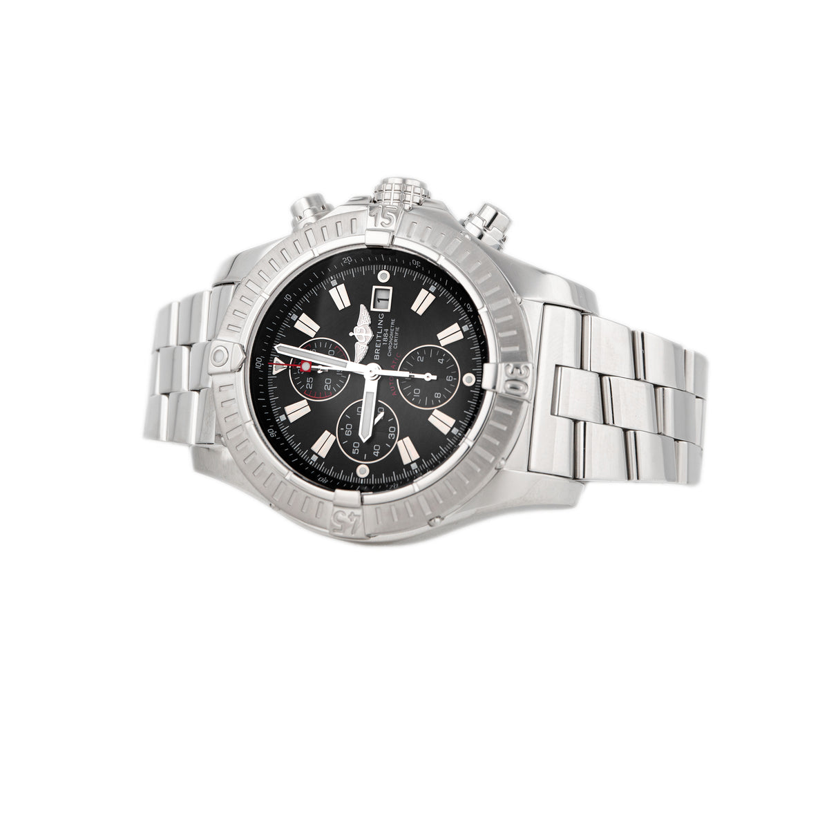 Breitling Super Avenger Stainless Steel Black Dial 48mm A1337011/B907/135A