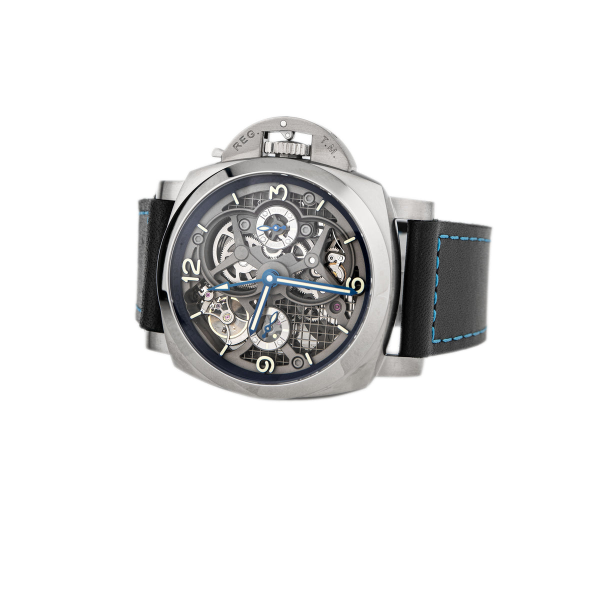 Panerai Luminor Tourbillon GMT Titanium Skeleton Dial 47mm PAM00767