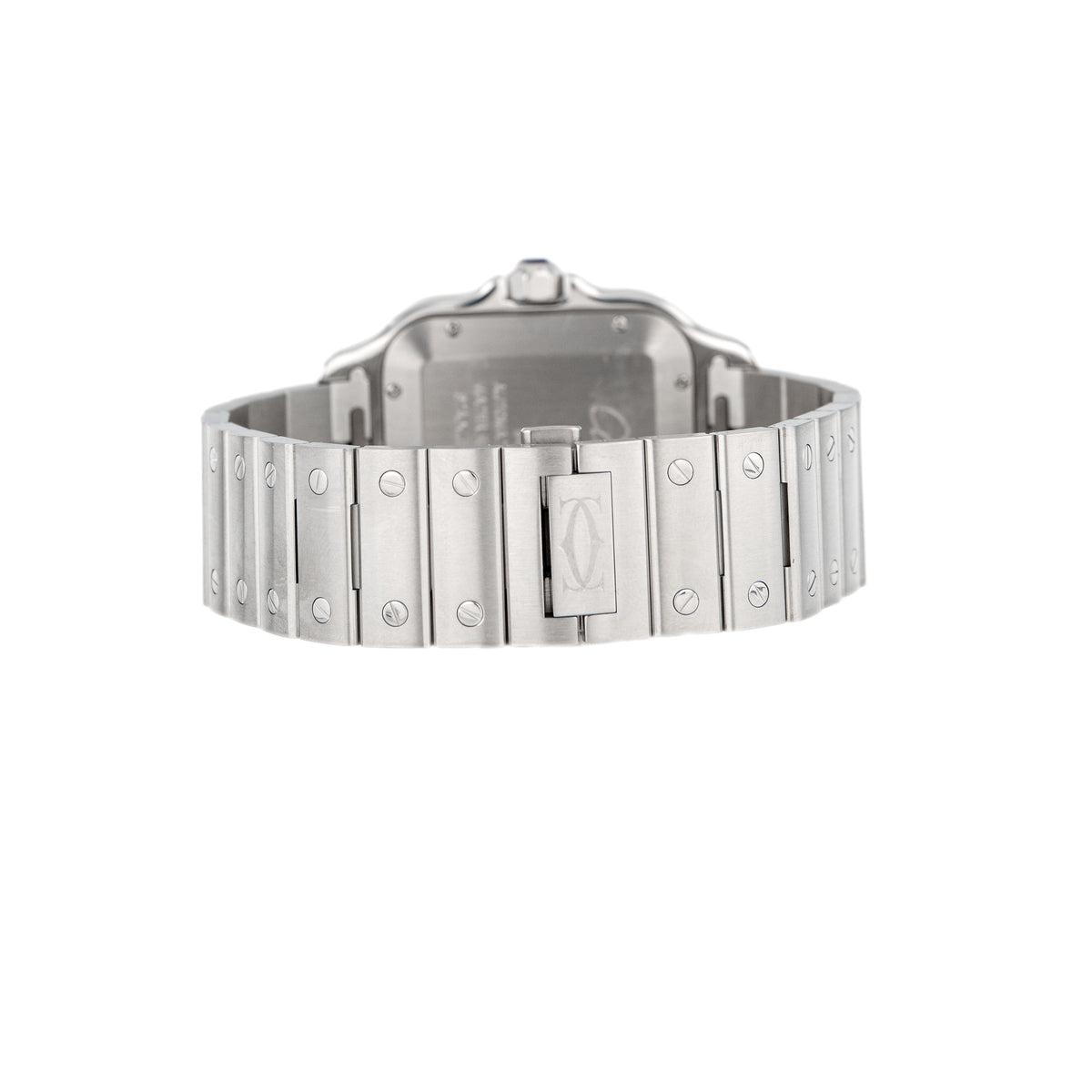 Cartier Santos Stainless Steel Blue Dial 39x47mm WSSA0048 Full Set