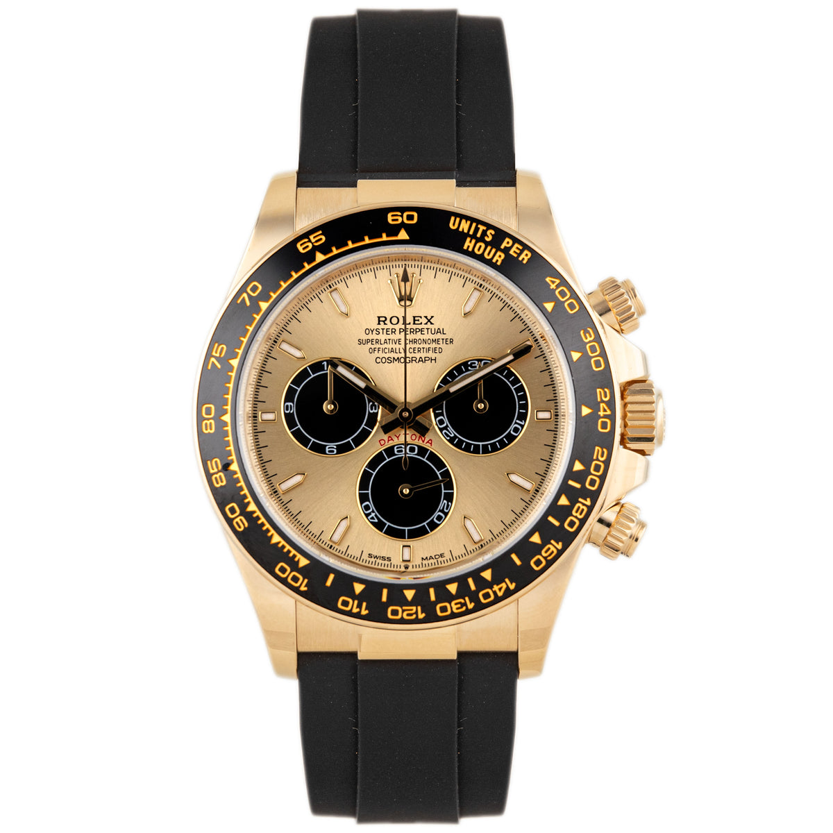 Rolex Daytona Yellow Gold Champagne Dial 40mm 126518LN Full Set