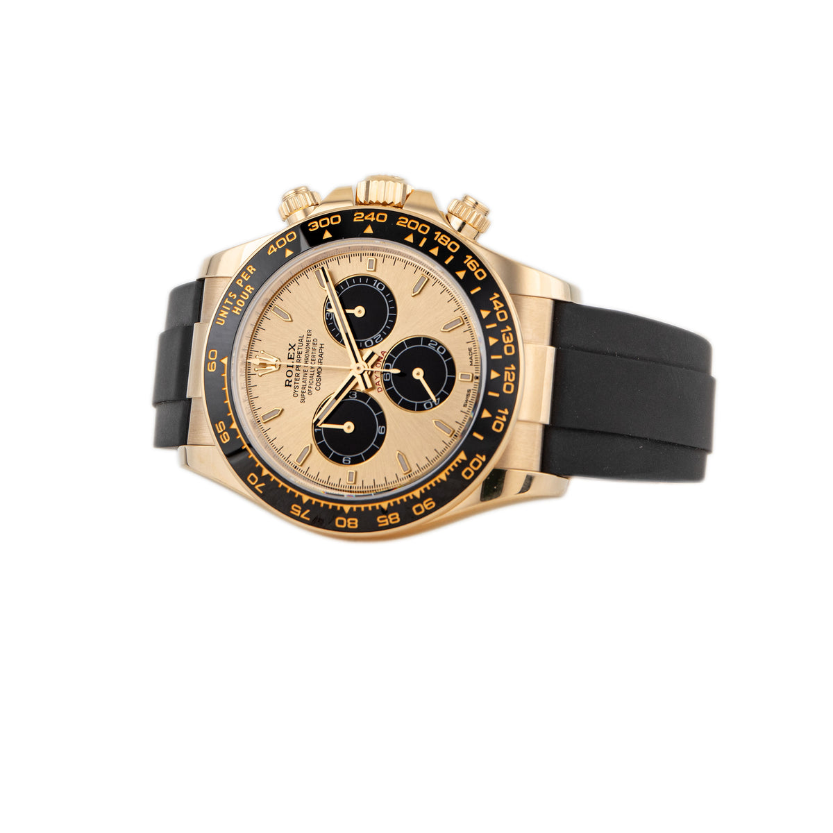 Rolex Daytona Yellow Gold Champagne Dial 40mm 126518LN Full Set