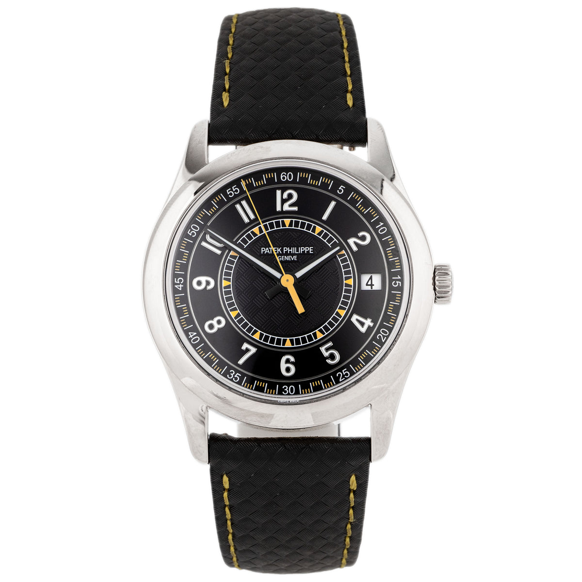 Patek Philippe Calatrava White Gold Black Dial 40mm 6007G-001 Full Set