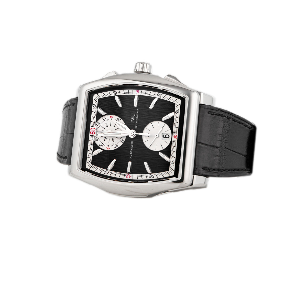 IWC Da Vinci Chronograph Stainless Steel Black Dial 43.1x51mm IW376421 Full Set
