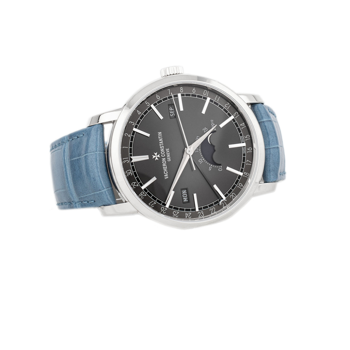Vacheron Constantin Traditionnelle Complete Calendar White Gold Gray Dial 41mm 4010T/000G-B740 Full Set
